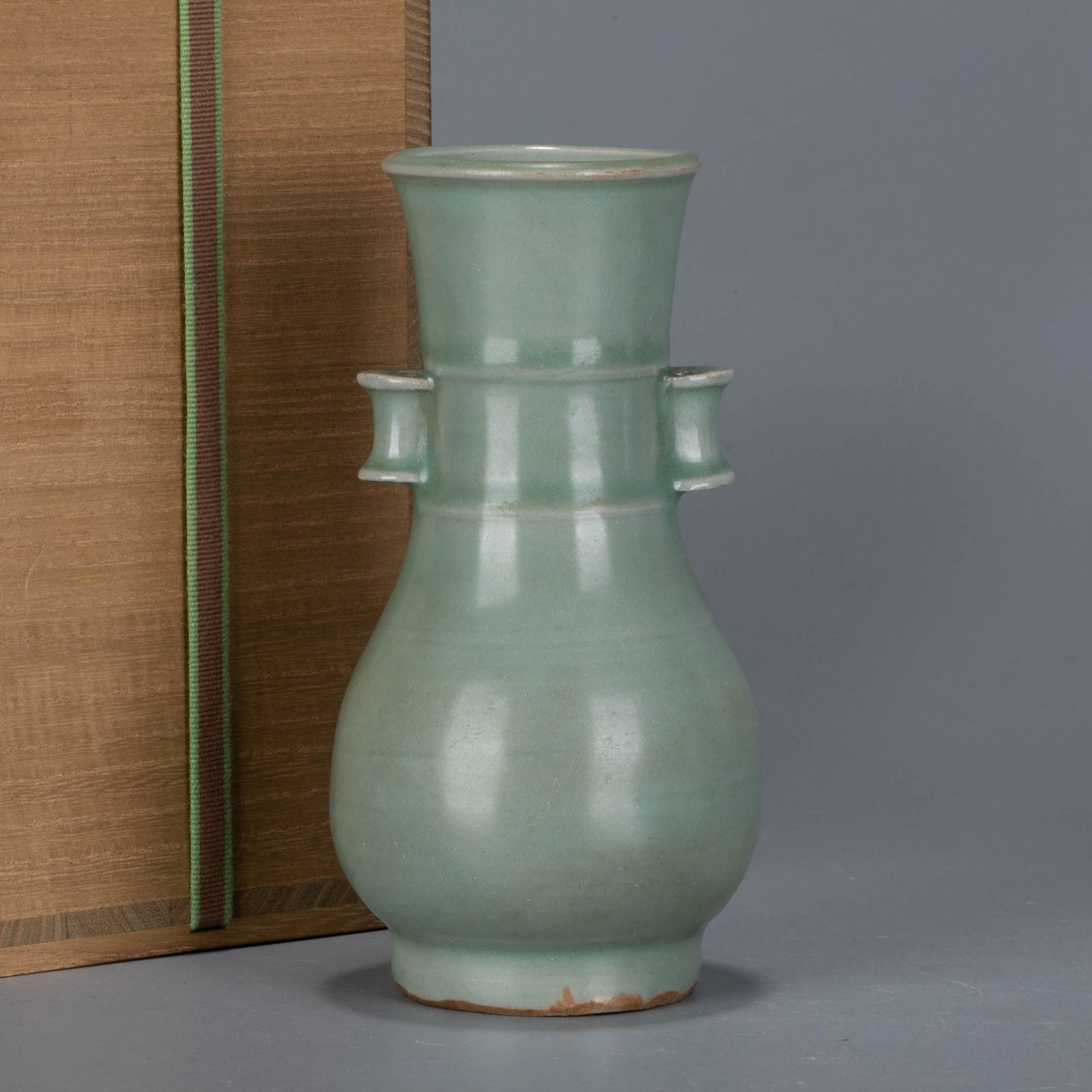 Song Dynasty Longquan celadon ear-shaped vase (1 of 6)