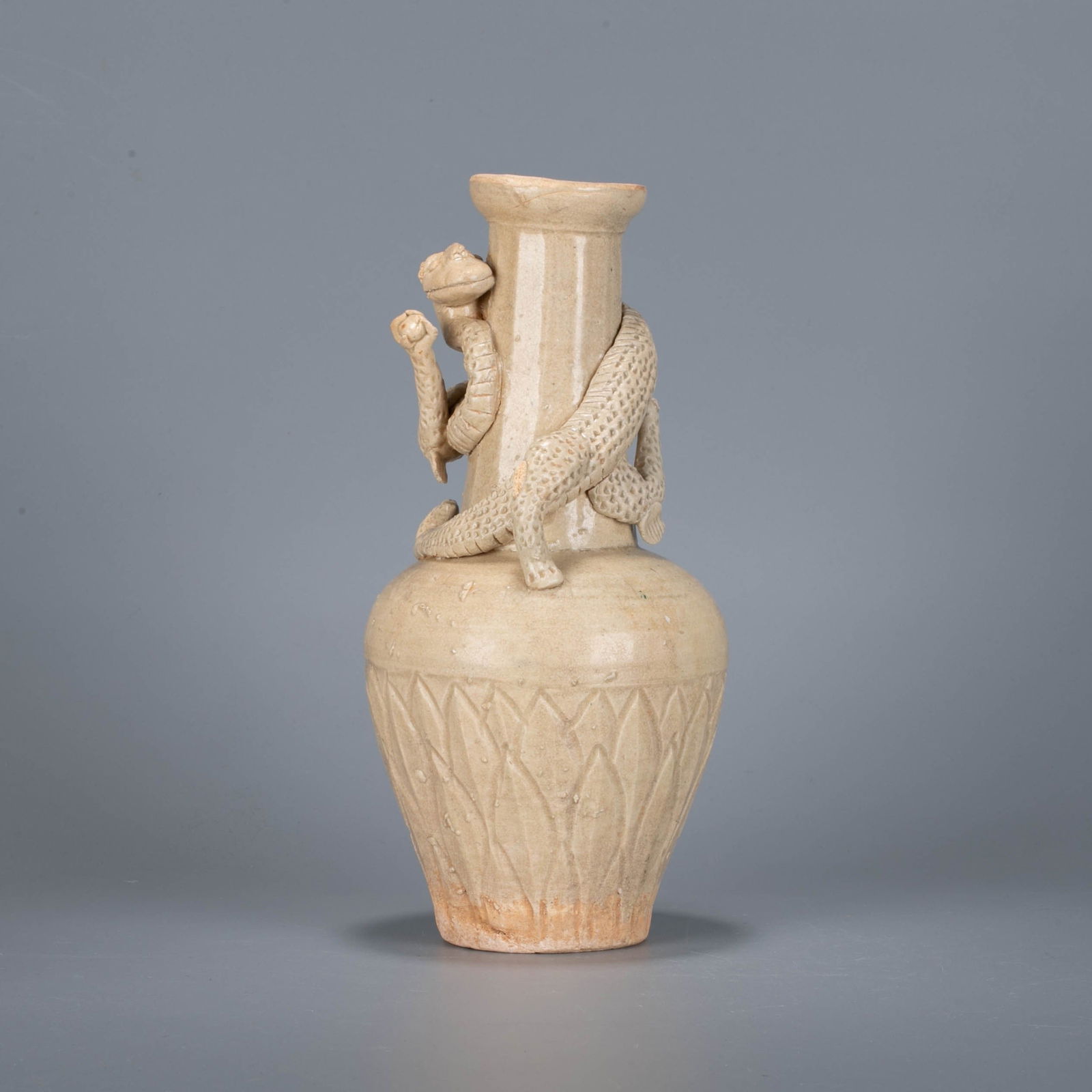 Song Dynasty qingbai ware panlong bottle (1 of 6)