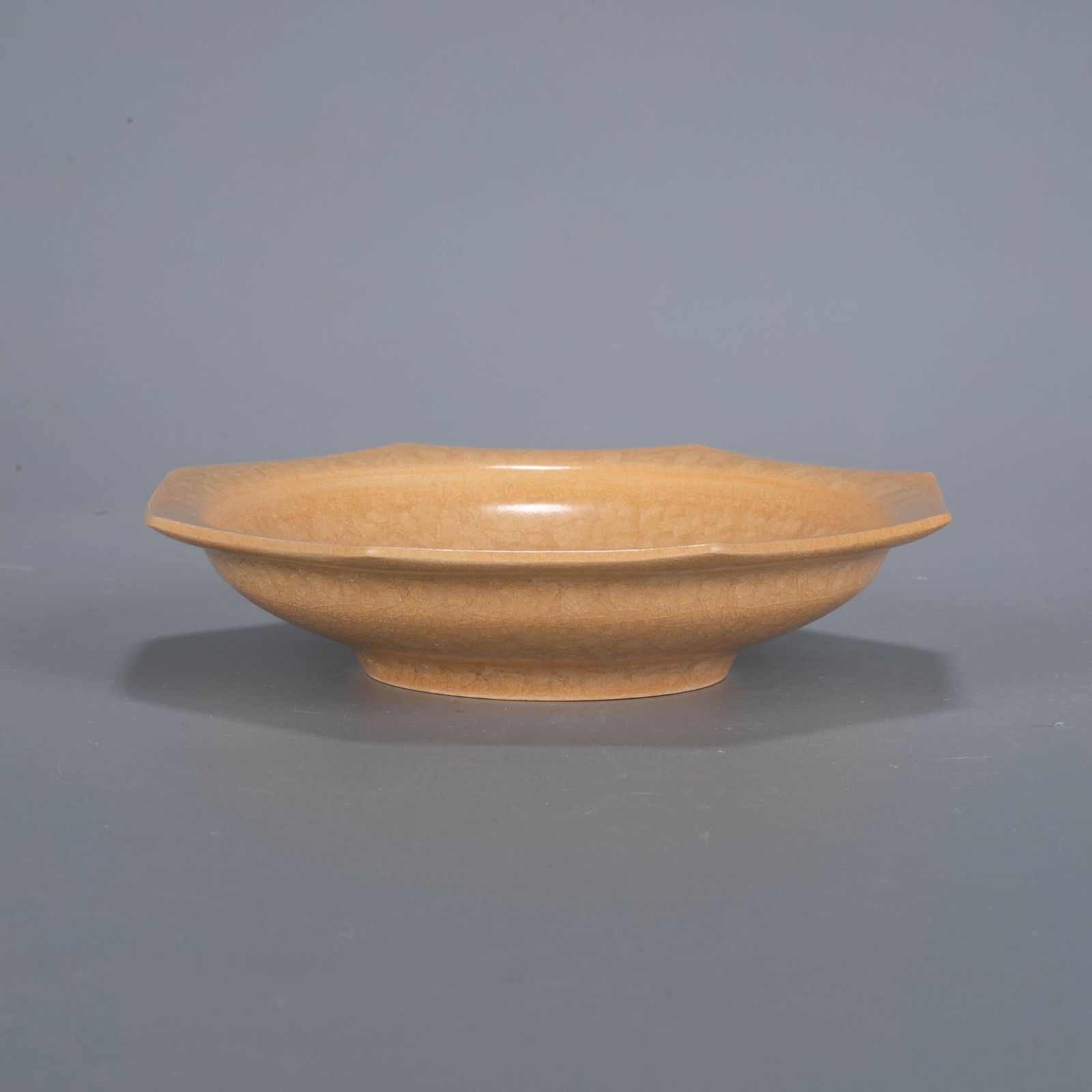Longquan celadon octagonal dish - 3