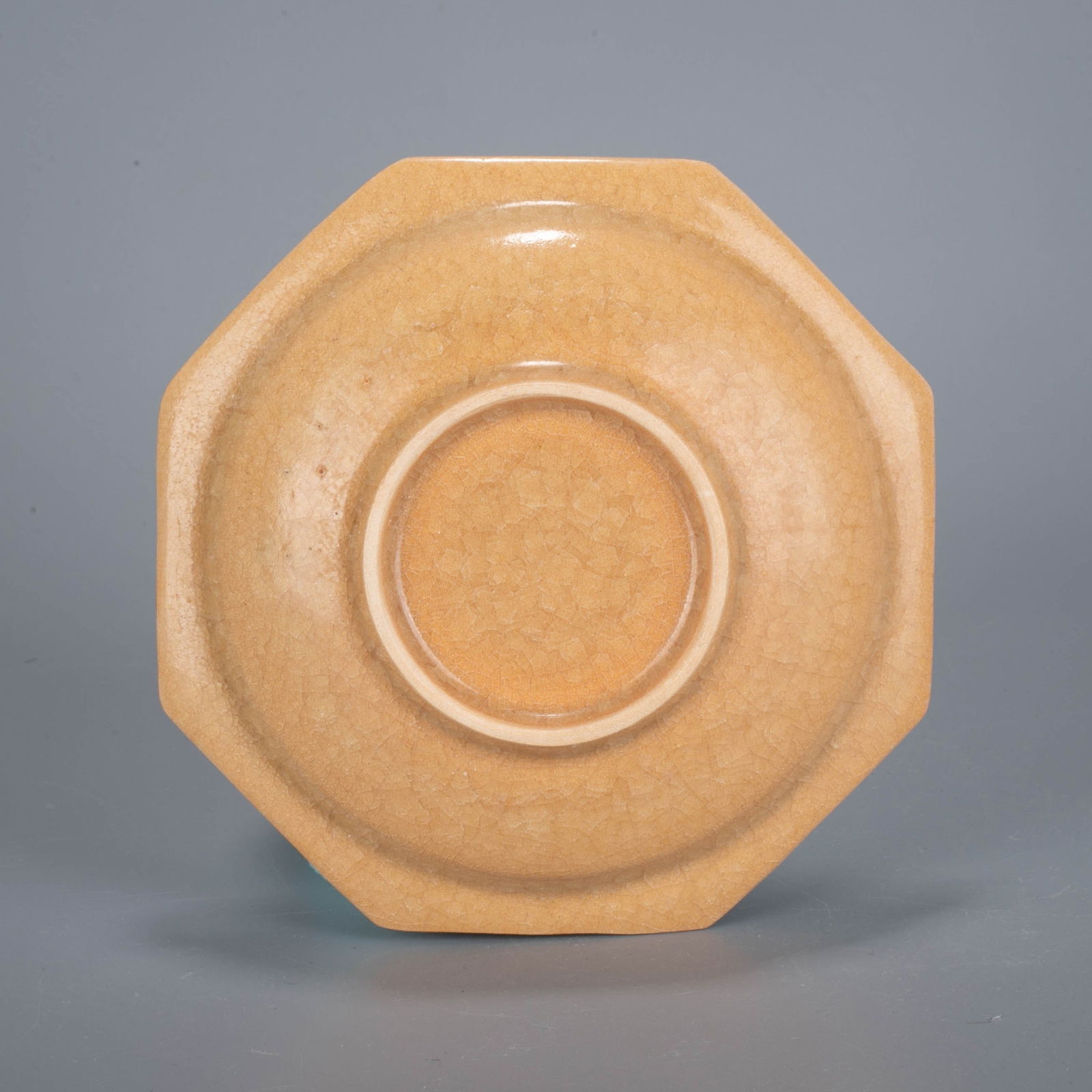 Longquan celadon octagonal dish - 6