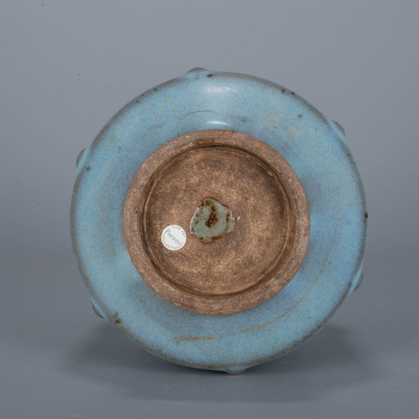 Yuan Jun ware drum nail pattern pot - 6