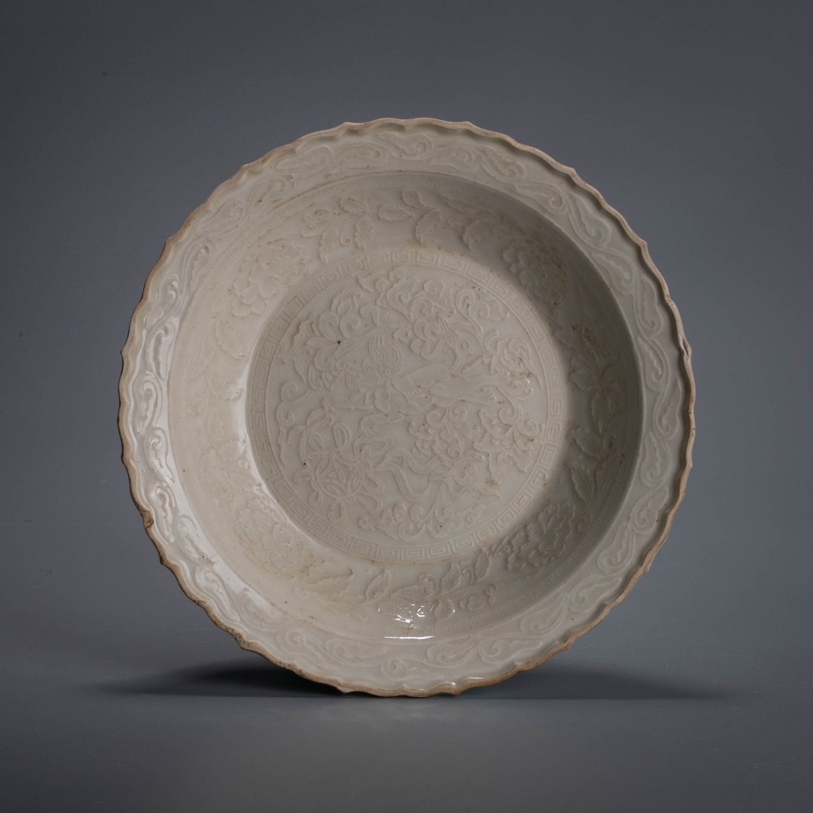 Ding kiln printing plate: Ding kiln printing plate