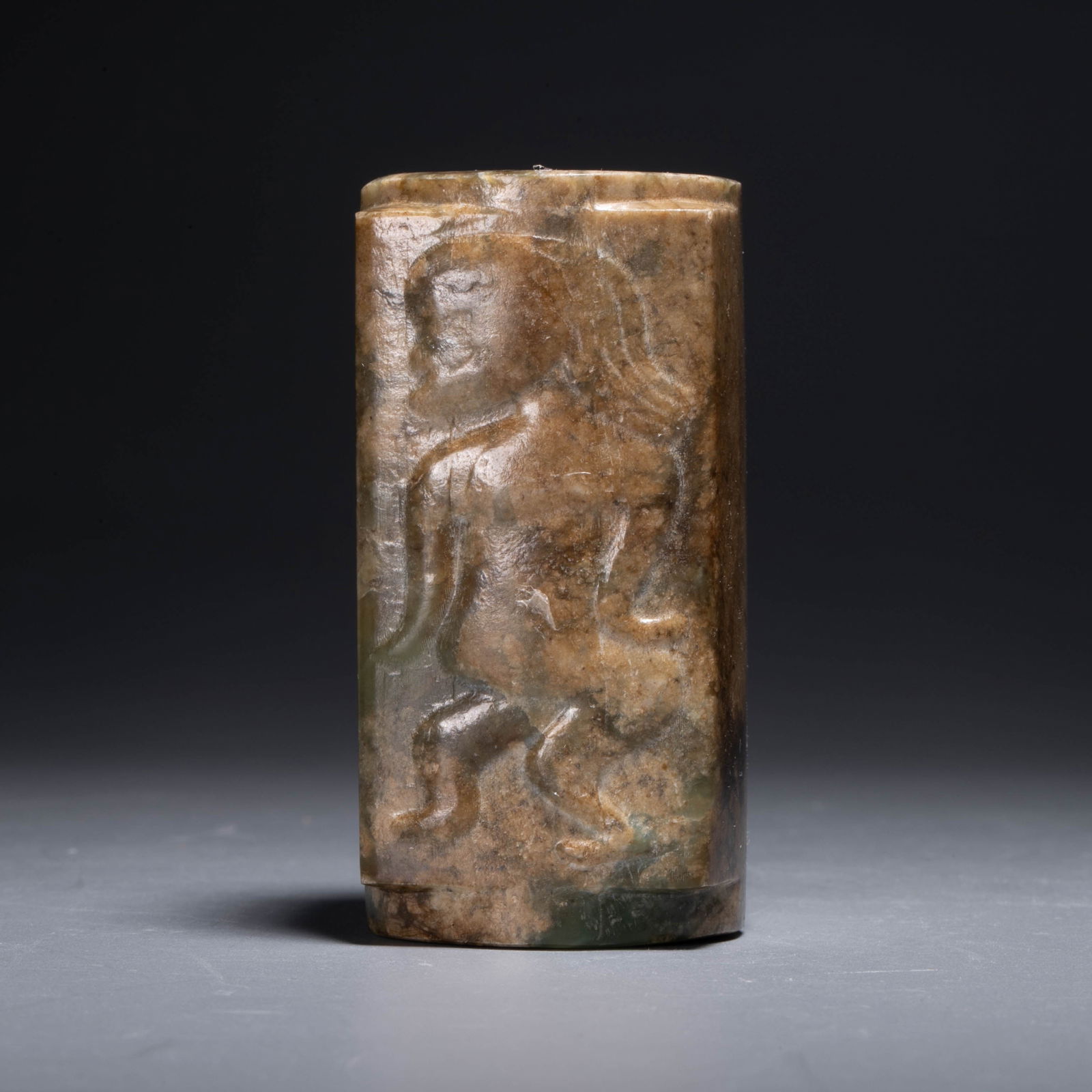 Merchant?? Jade Cong with Face Pattern - 2