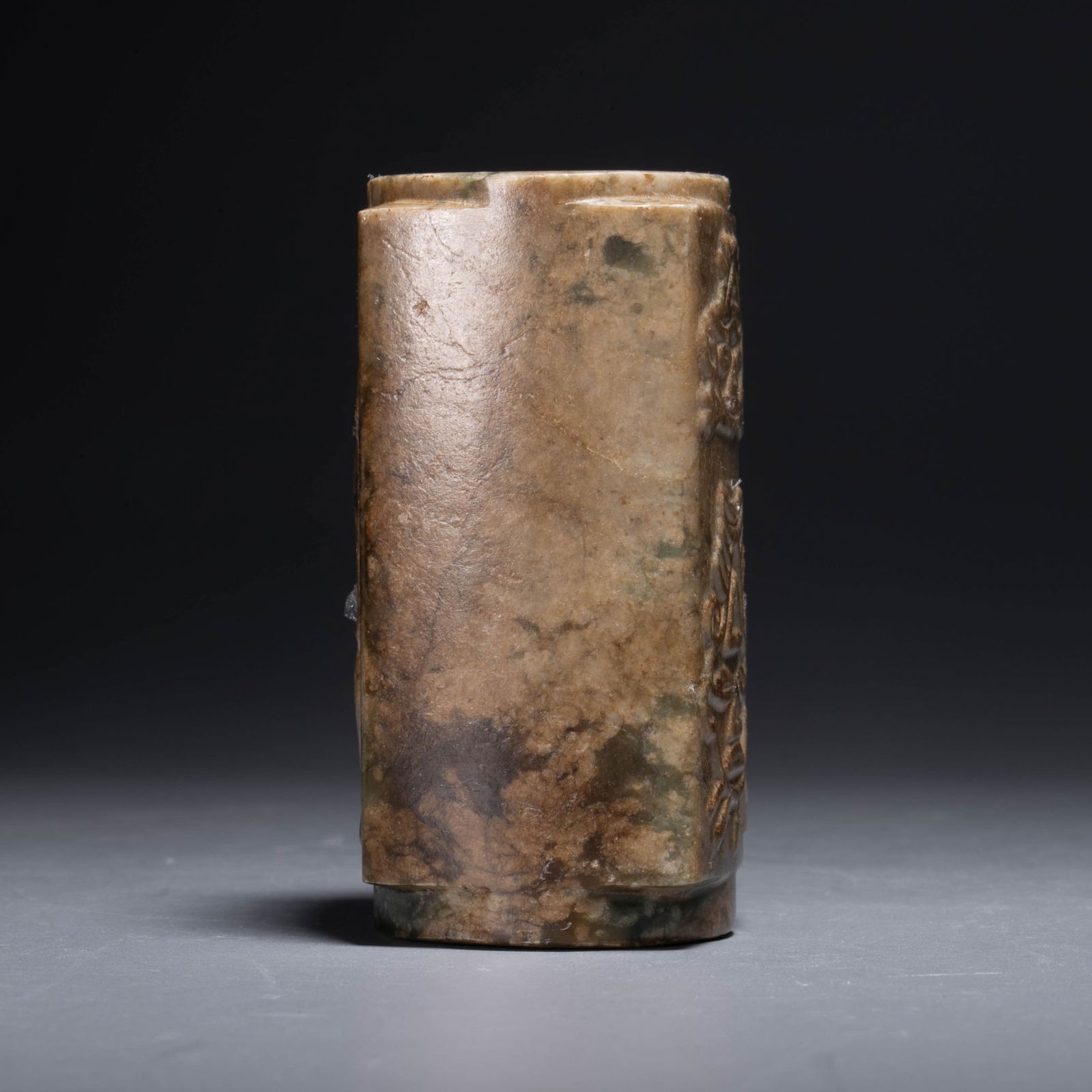 Merchant?? Jade Cong with Face Pattern - 3