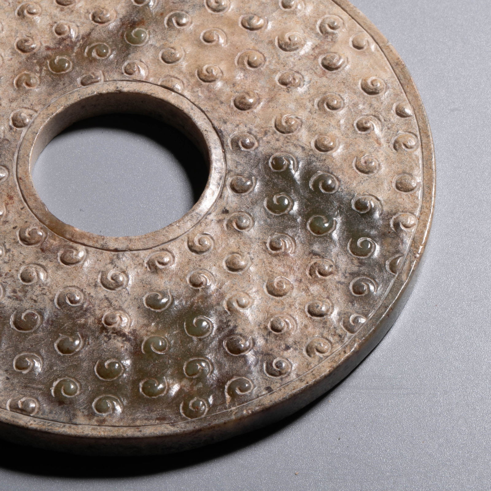 Nipple pattern ancient jade - 2