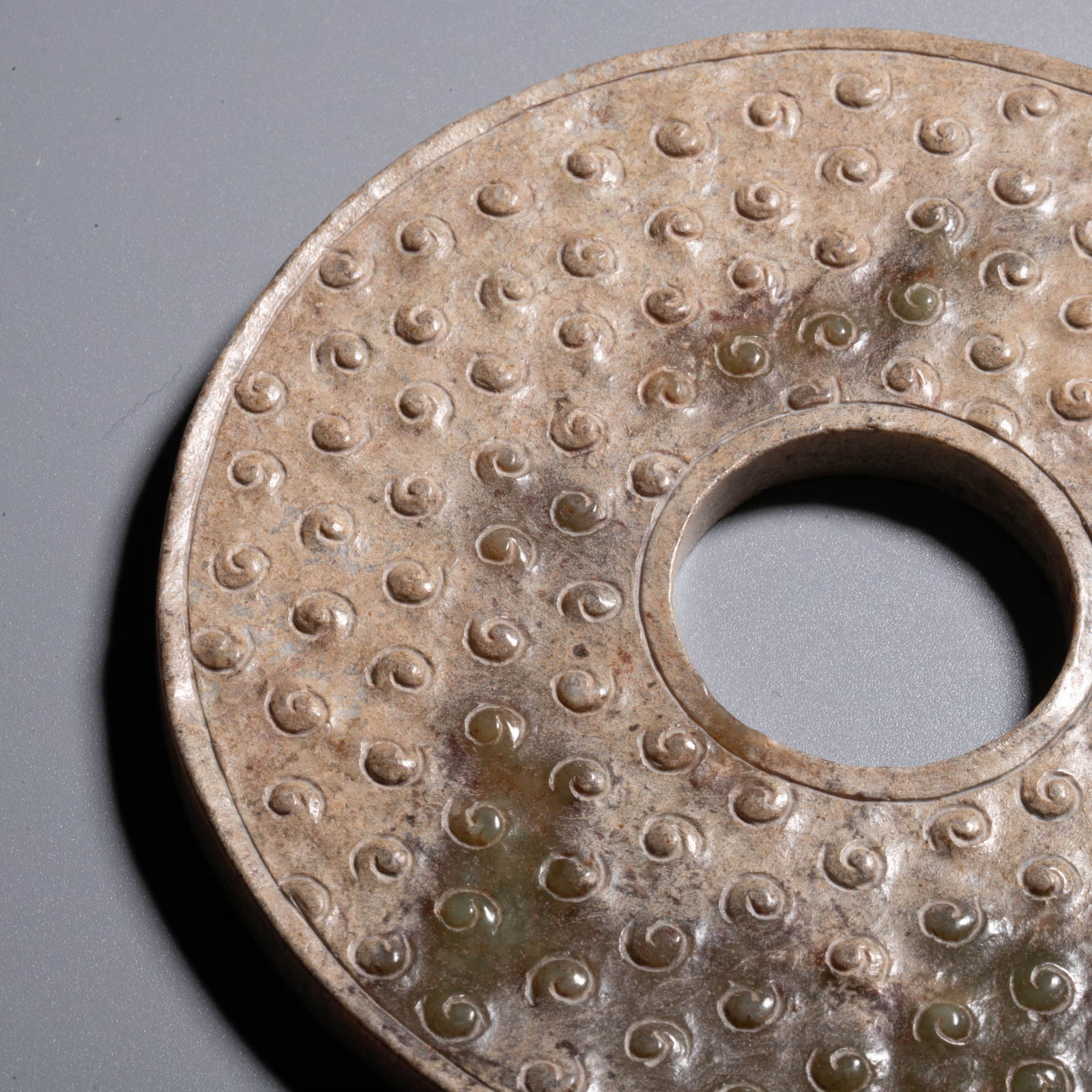 Nipple pattern ancient jade - 3