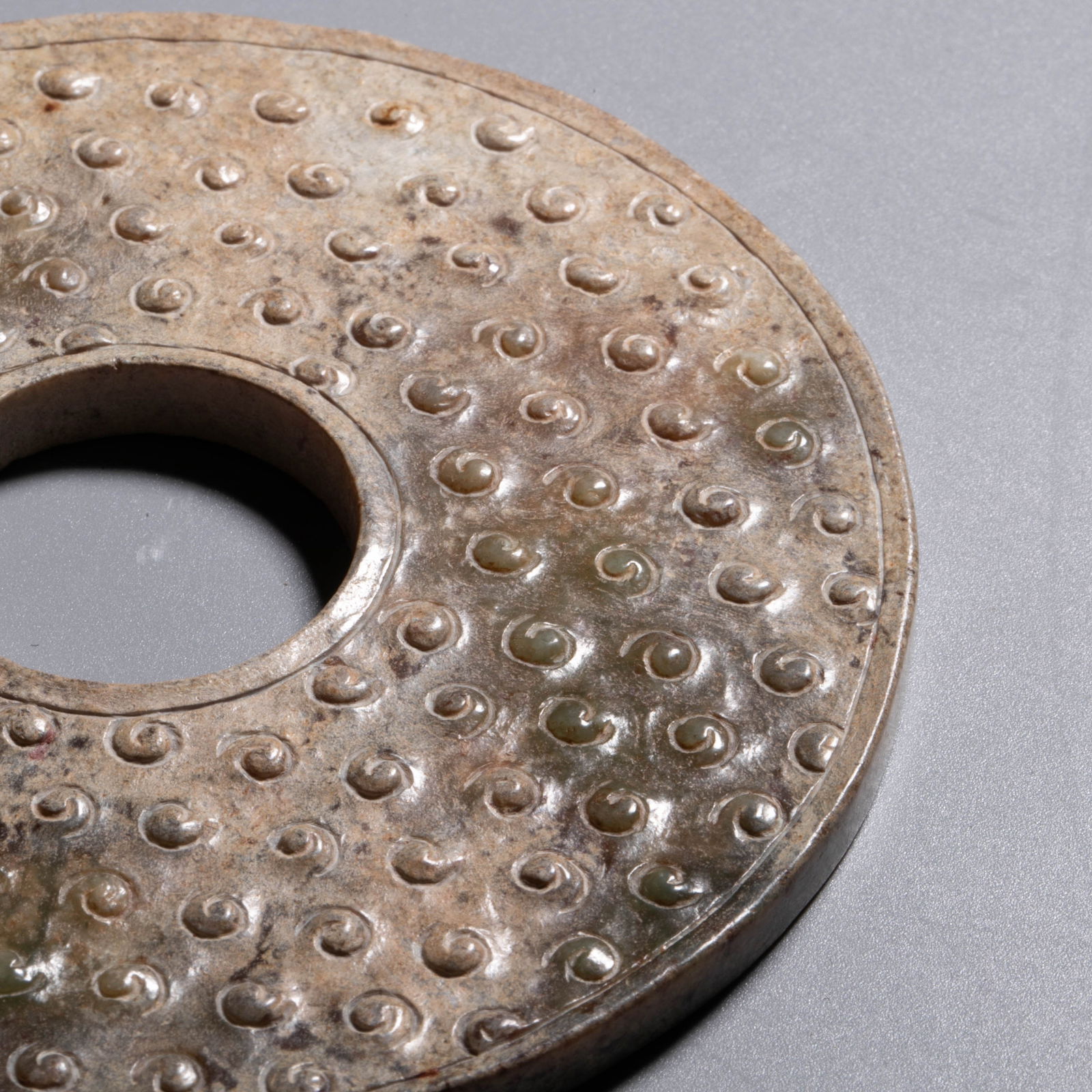 Nipple pattern ancient jade - 6