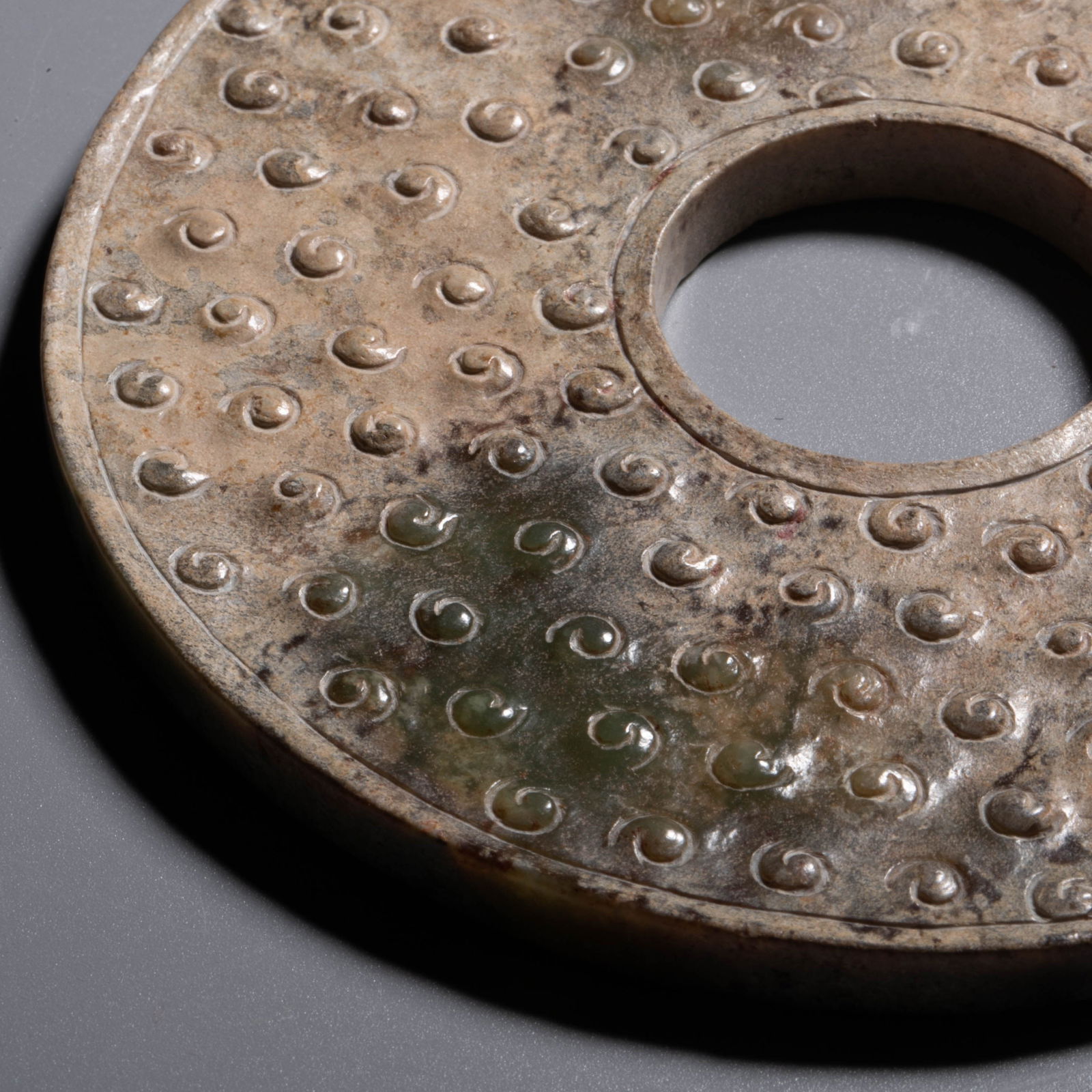 Nipple pattern ancient jade - 7