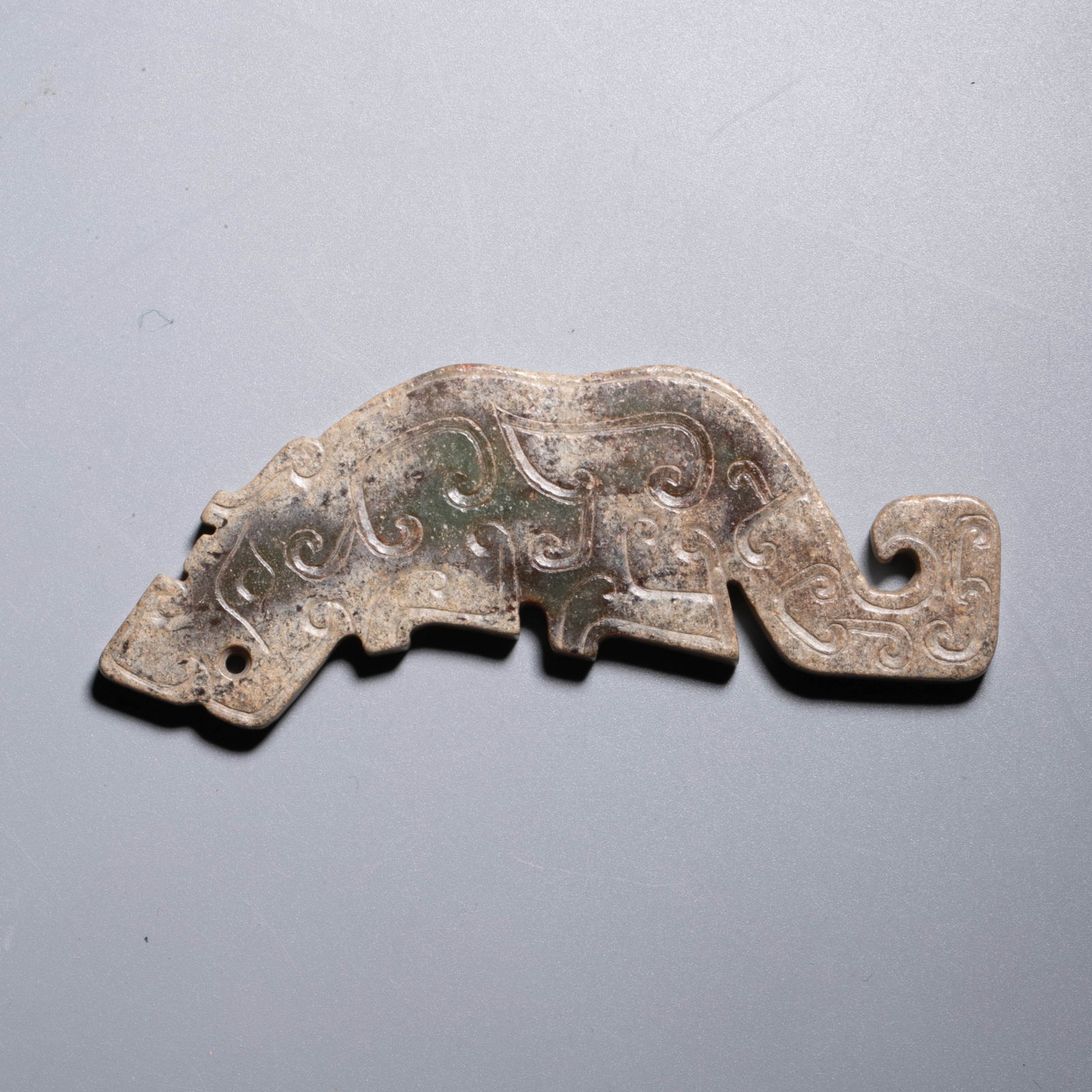 Ancient jade tiger pendant (1 of 4)