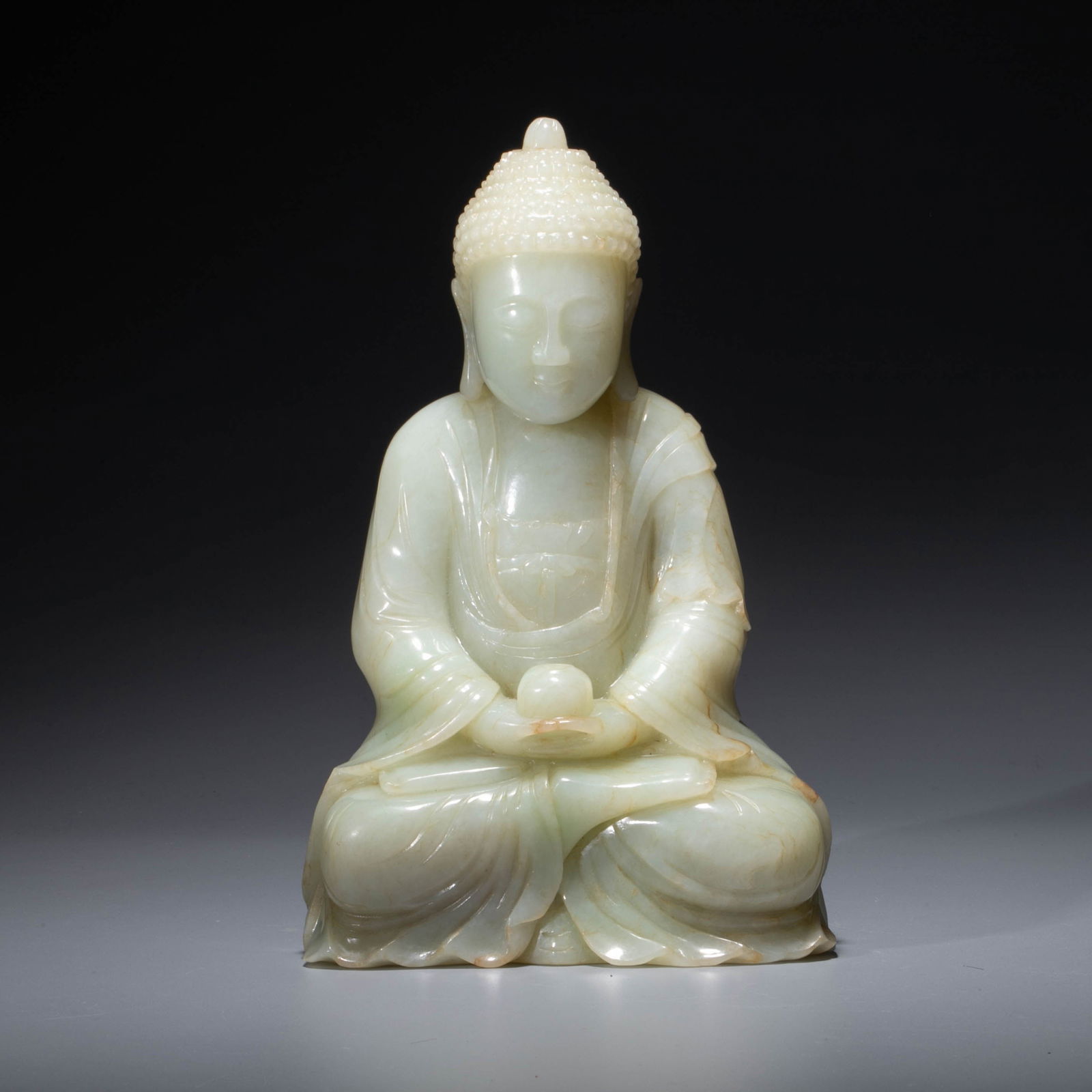 Qing Dynasty Hotan Jade Sakyamuni (1 of 8)