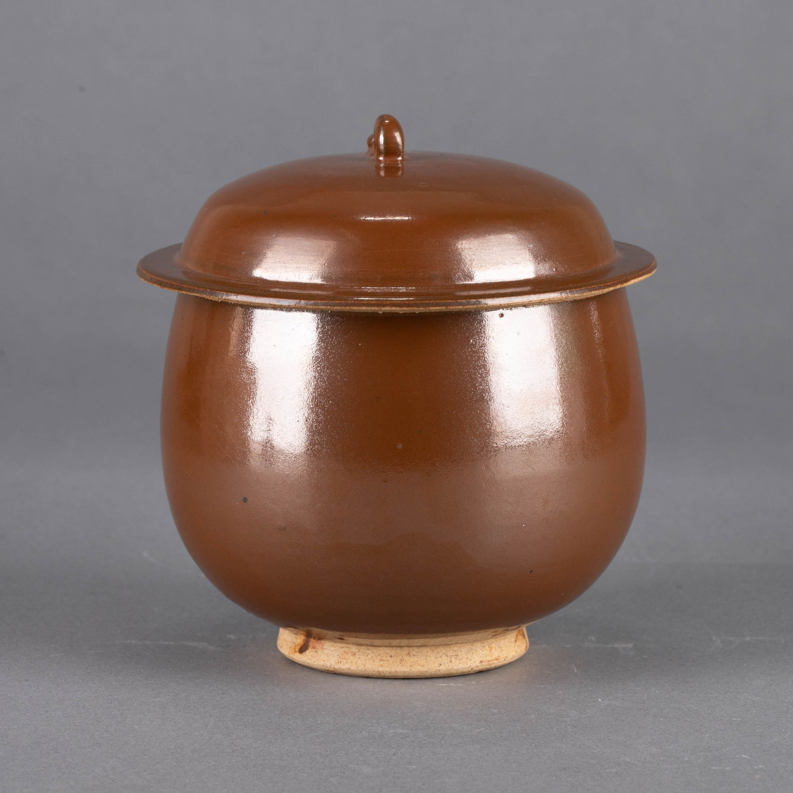 Purple gold glaze covered bowl: Purple gold glaze covered bowl