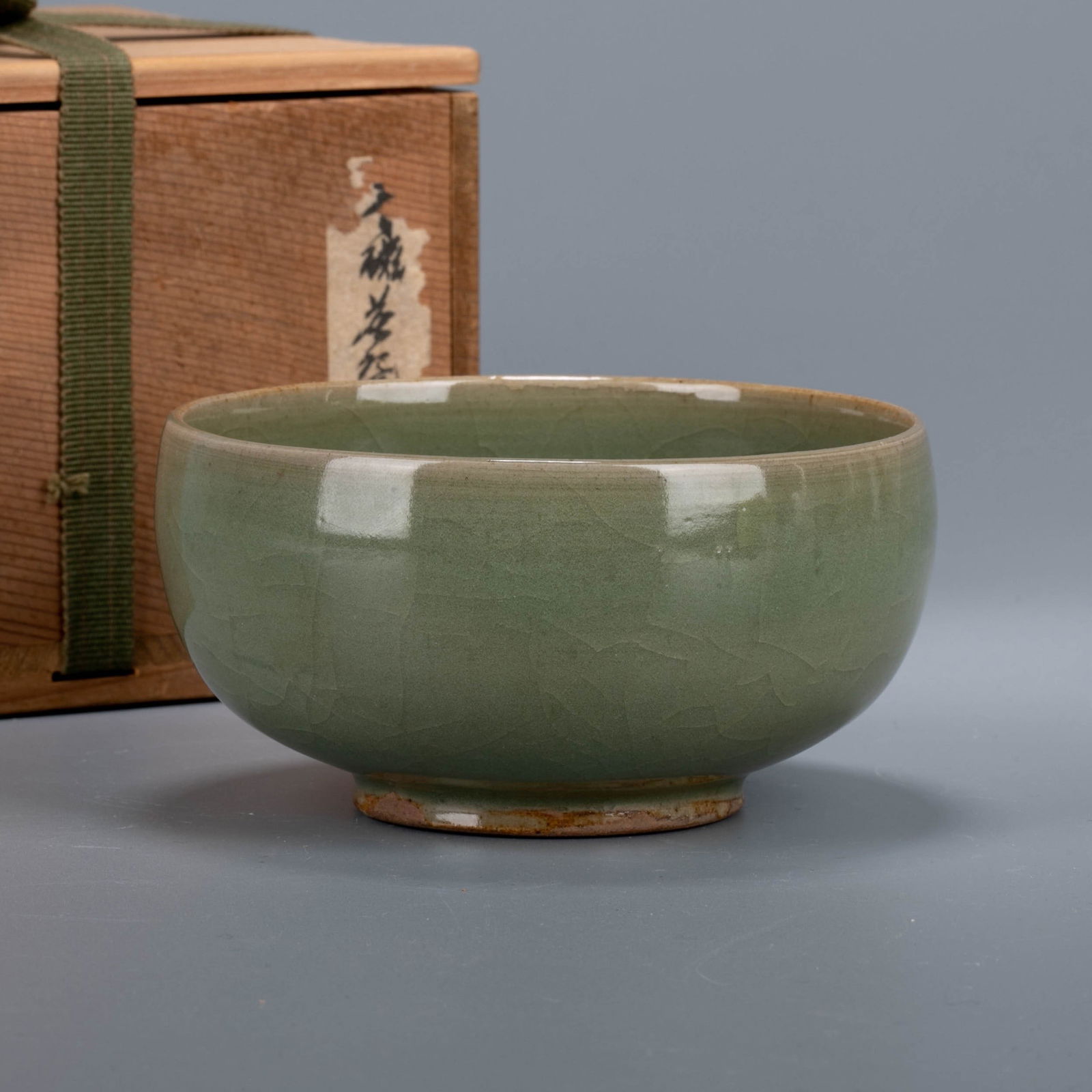 Song celadon tea bowl (1 of 7)