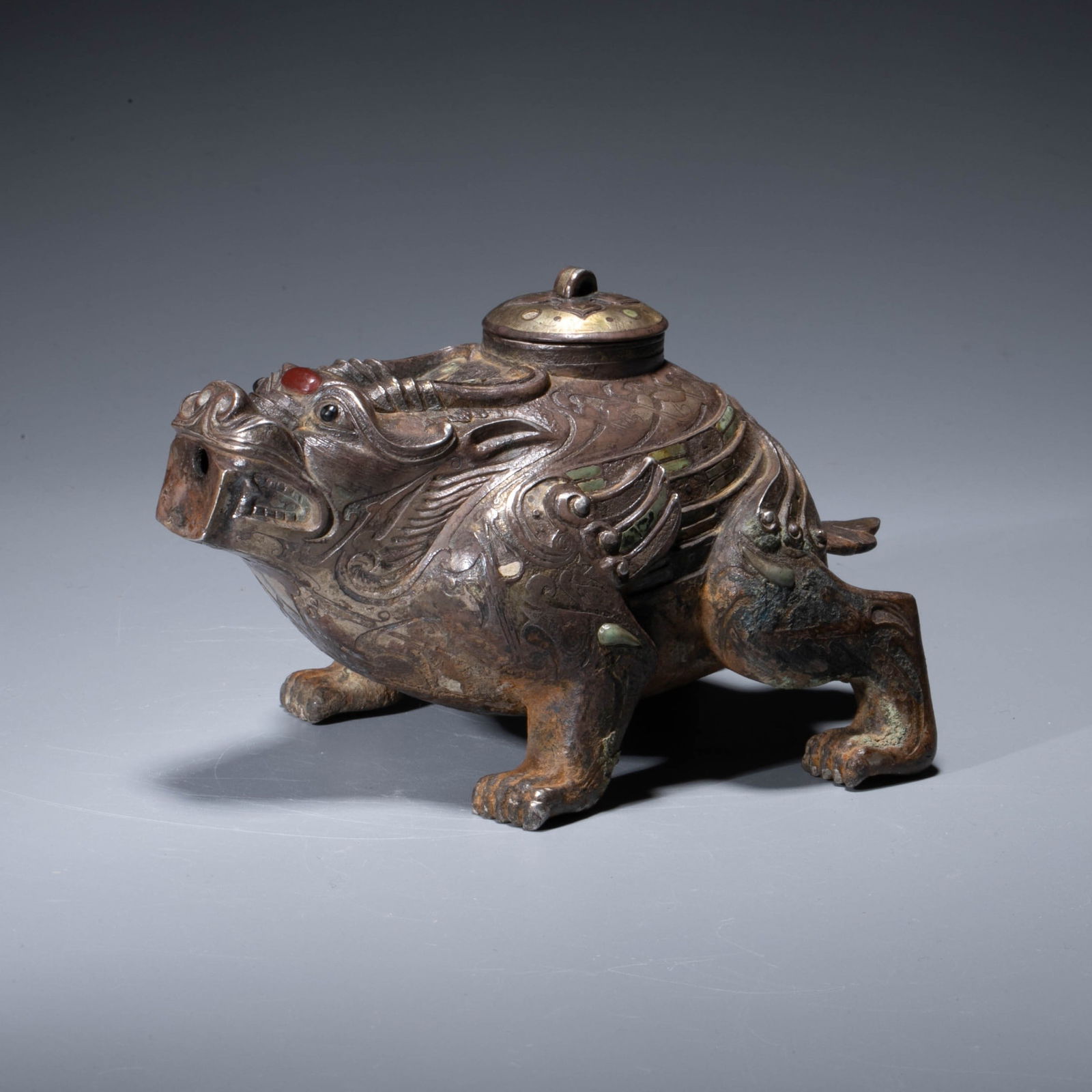 Warring States period, gold and silver monster water drops (1 of 7)