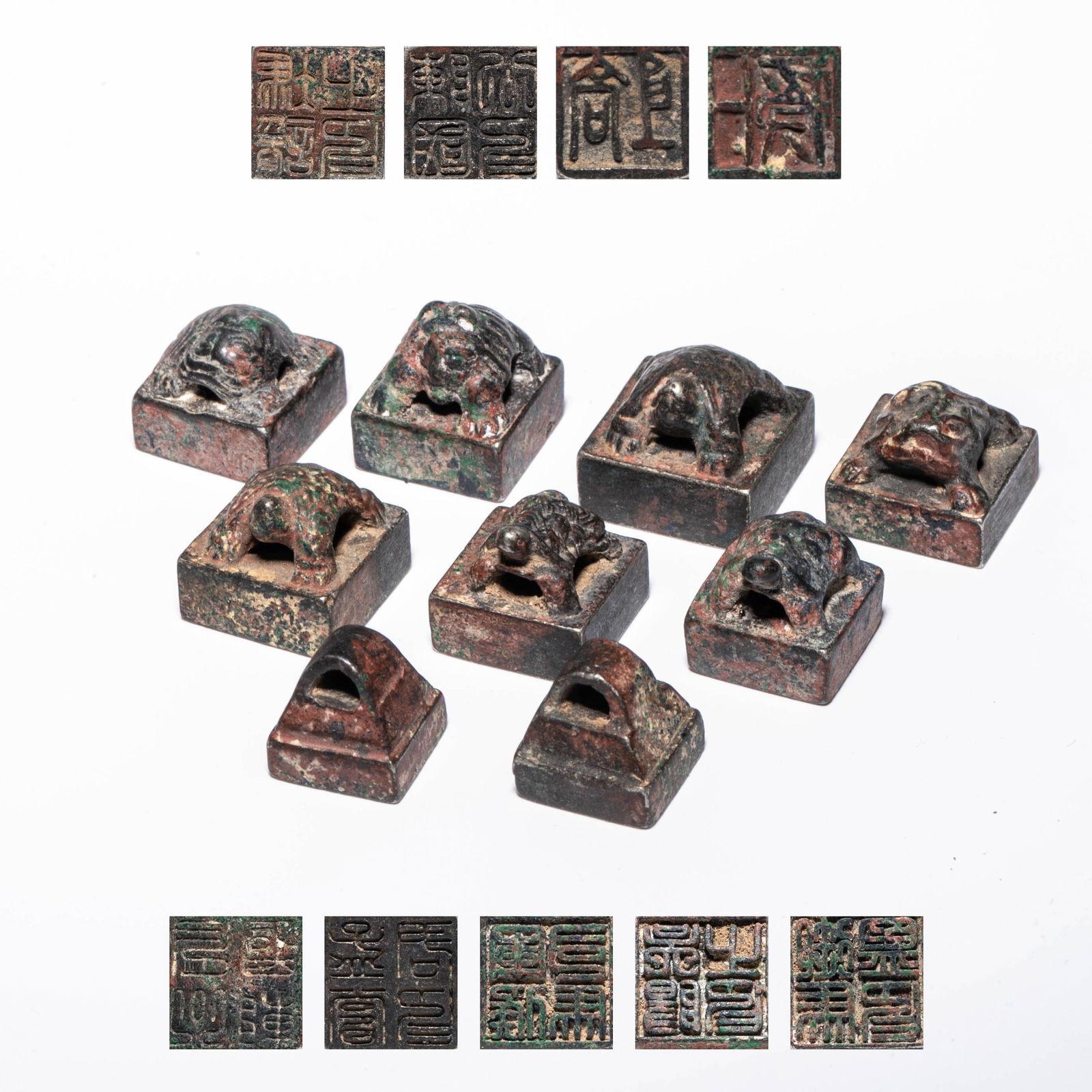 Bronze seal 9 points: Bronze seal 9 points