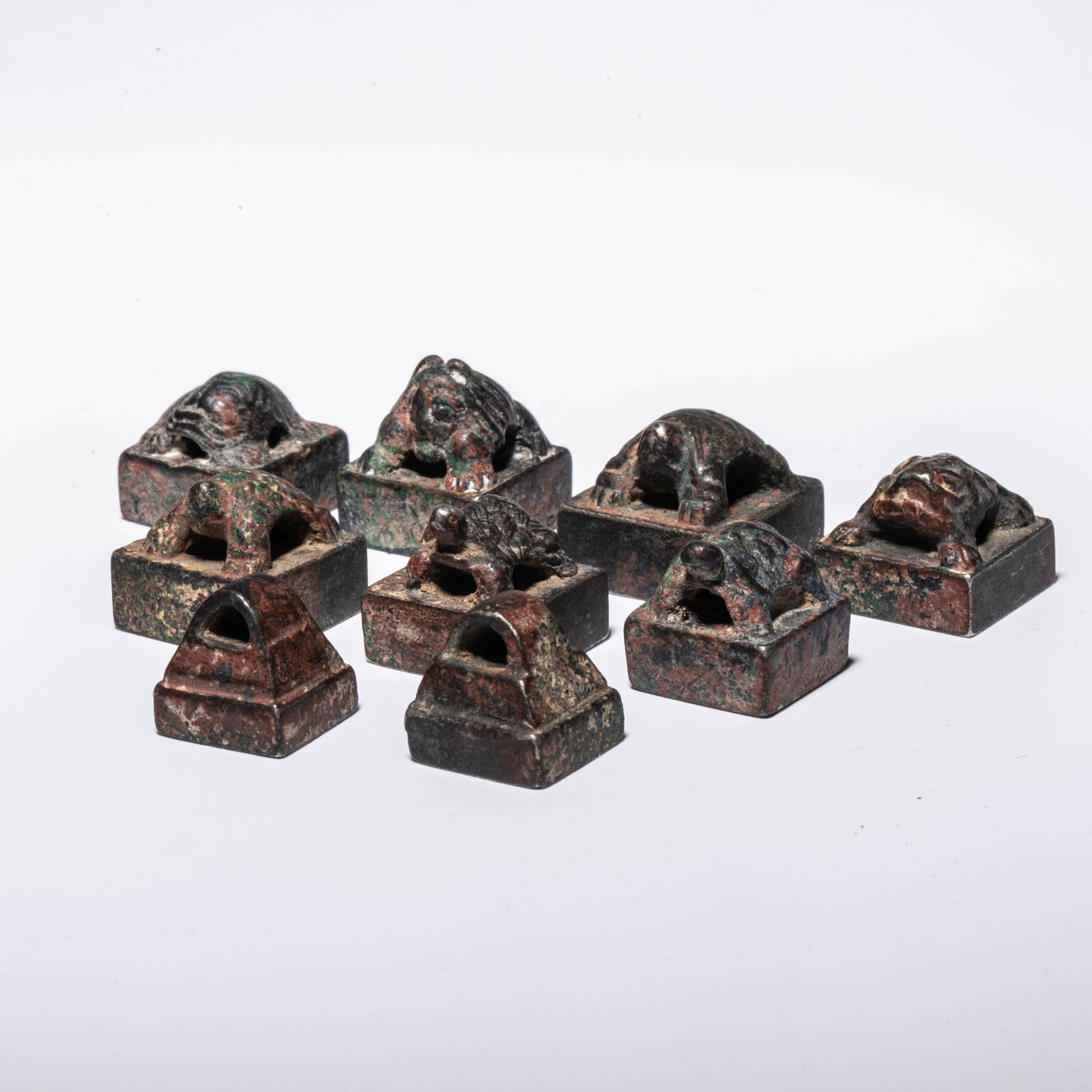 Bronze seal 9 points - 2