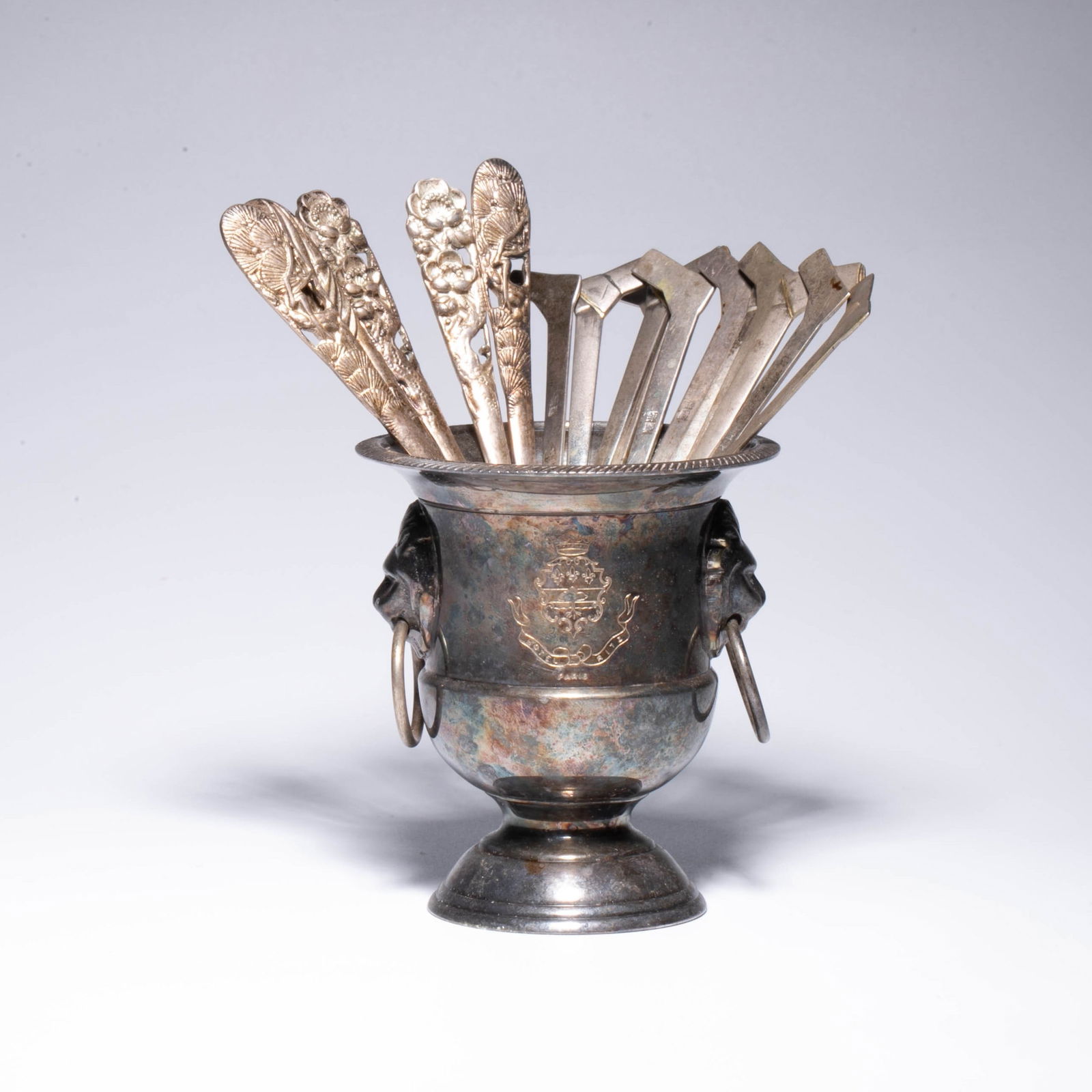 Sterling silver tea set 7 points: Sterling silver tea set 7 points