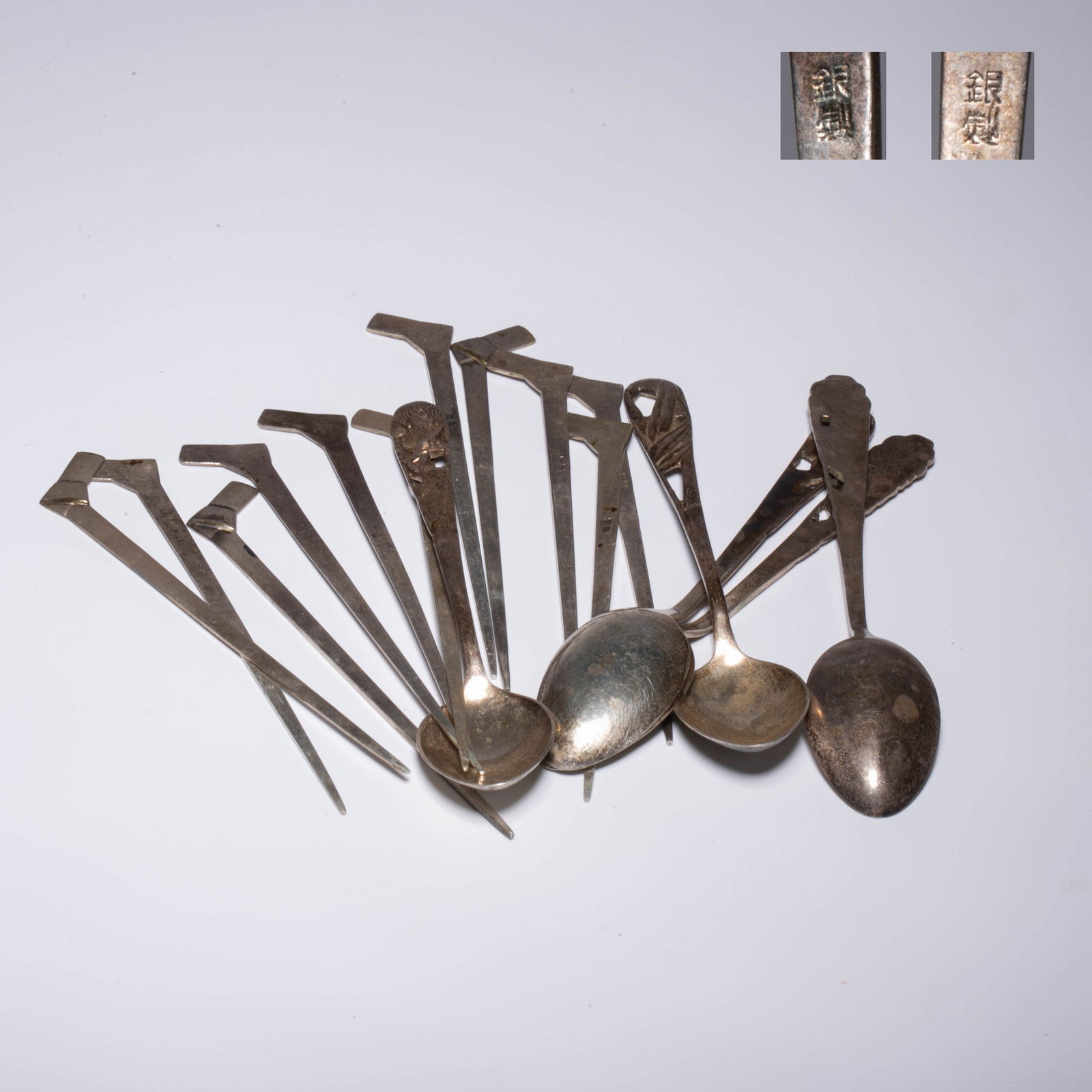 Sterling silver tea set 7 points - 7