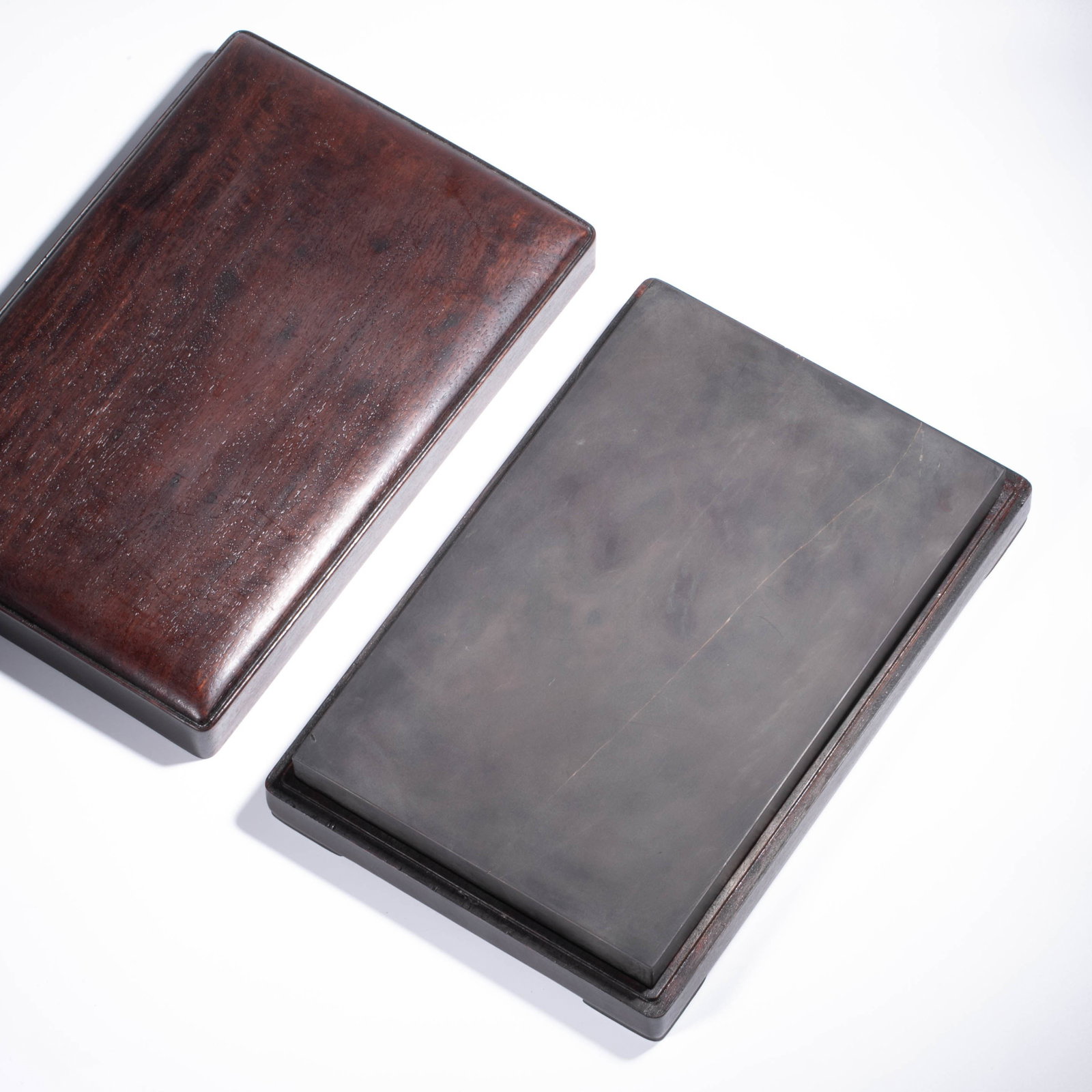 Qing Dynasty Duanxi Laokeng Shuiyan Inkstone: Qing Dynasty Duanxi Laokeng Shuiyan Inkstone