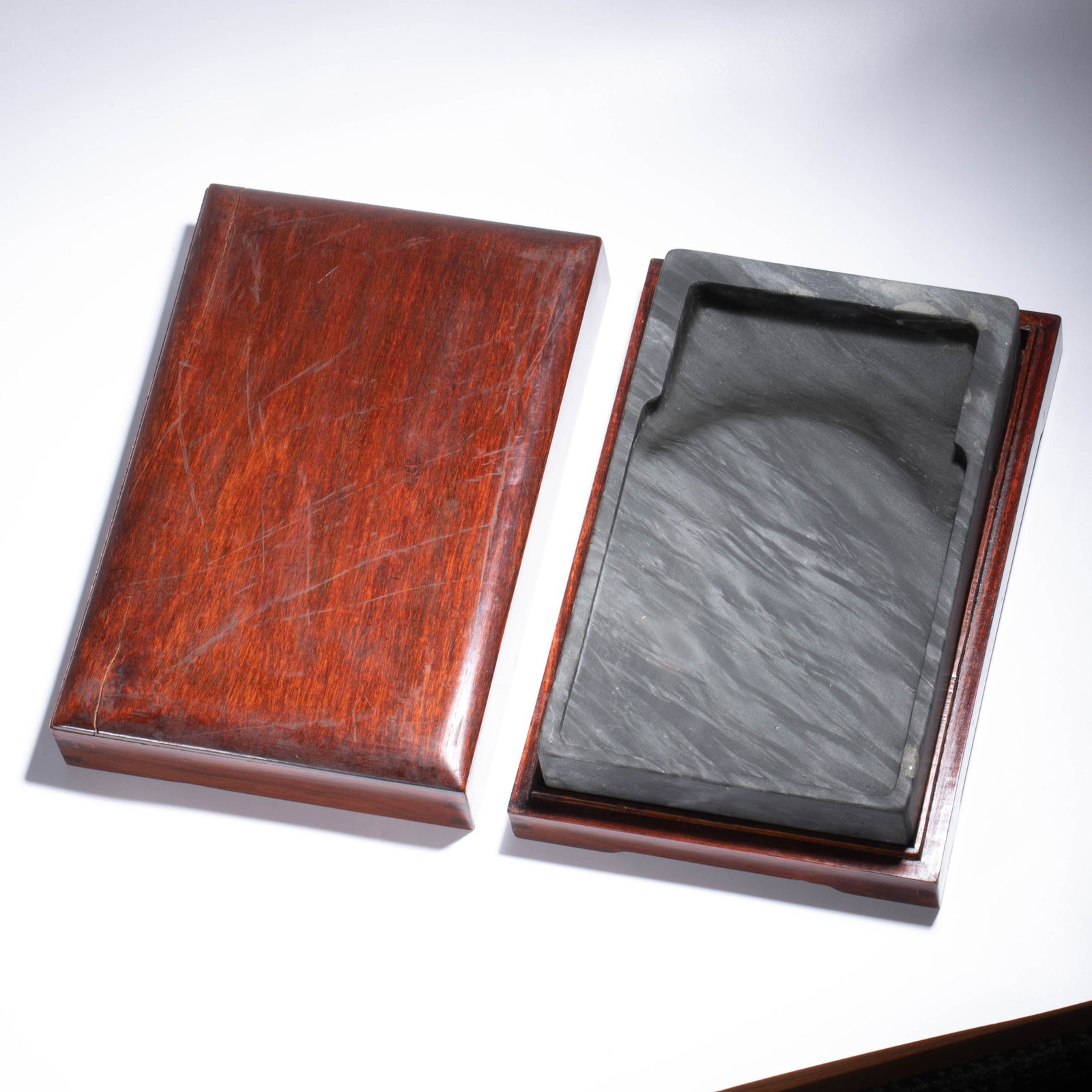 Shezhou thunder pattern rectangular inkstone (1 of 5)