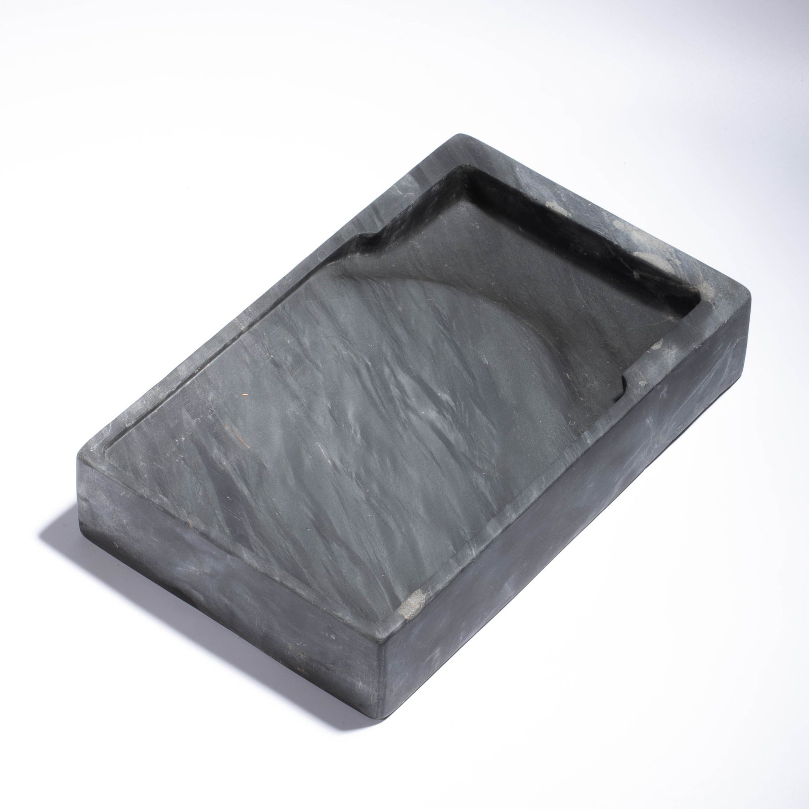 Shezhou thunder pattern rectangular inkstone - 2