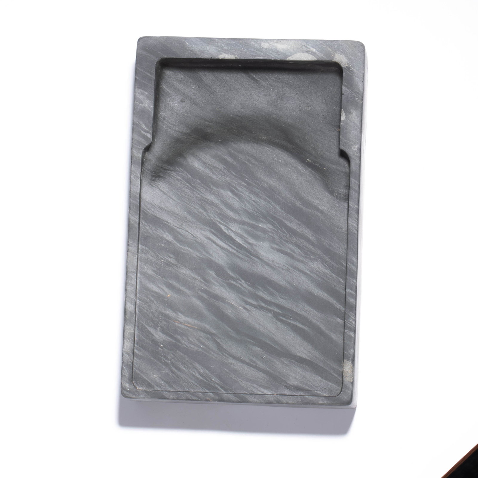 Shezhou thunder pattern rectangular inkstone - 4