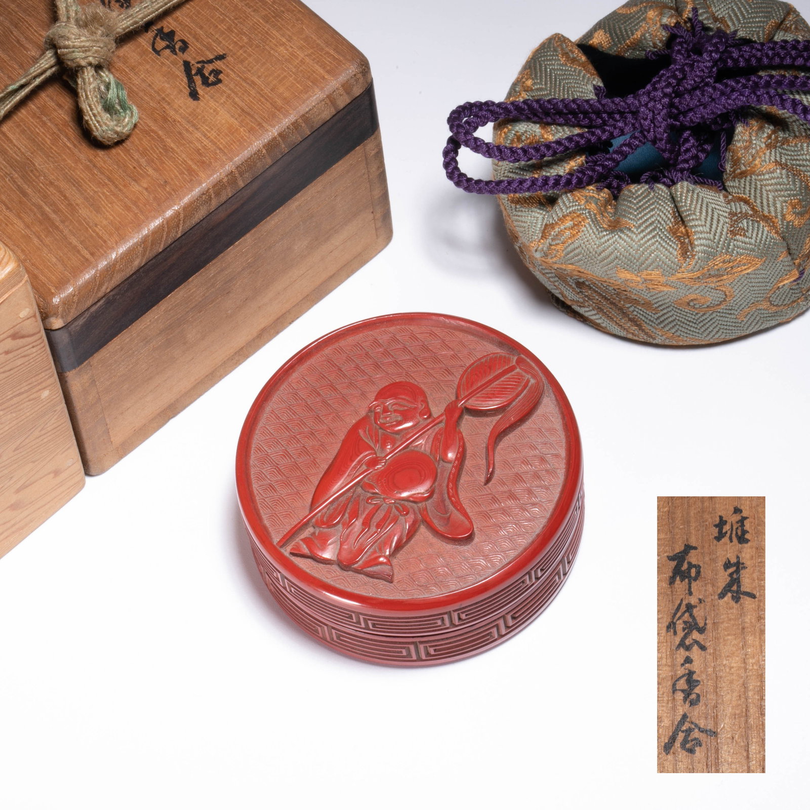 Qing Dynasty pile of incense boxes: Qing Dynasty pile of incense boxes