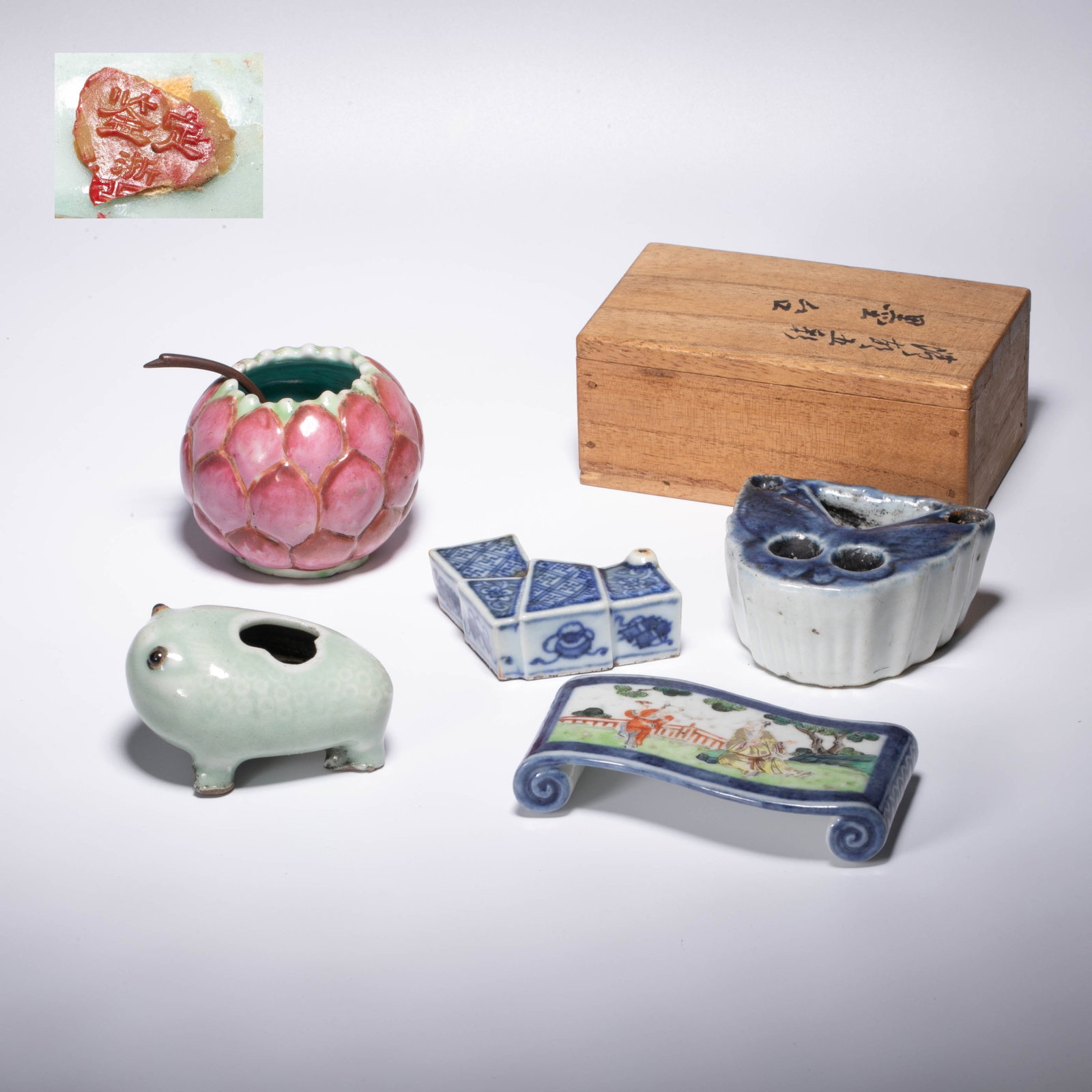 Qing Dynasty stationery 5 points: Qing Dynasty stationery 5 points