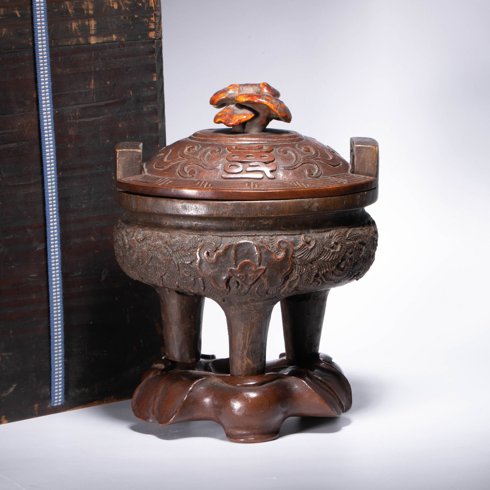 Ming bamboo Incense Burner: Ming bamboo Incense Burner