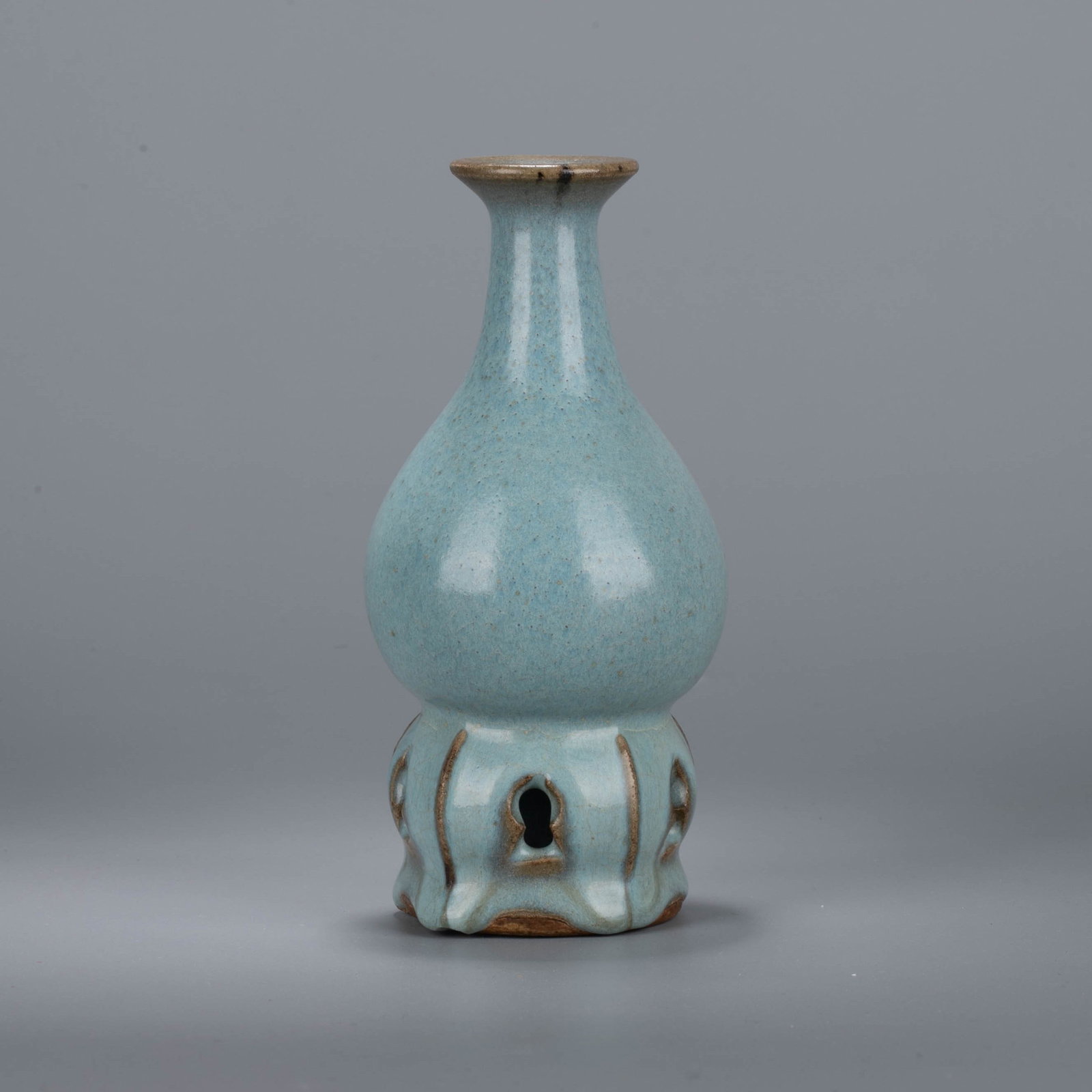 Jun ware bottle with seat - 2