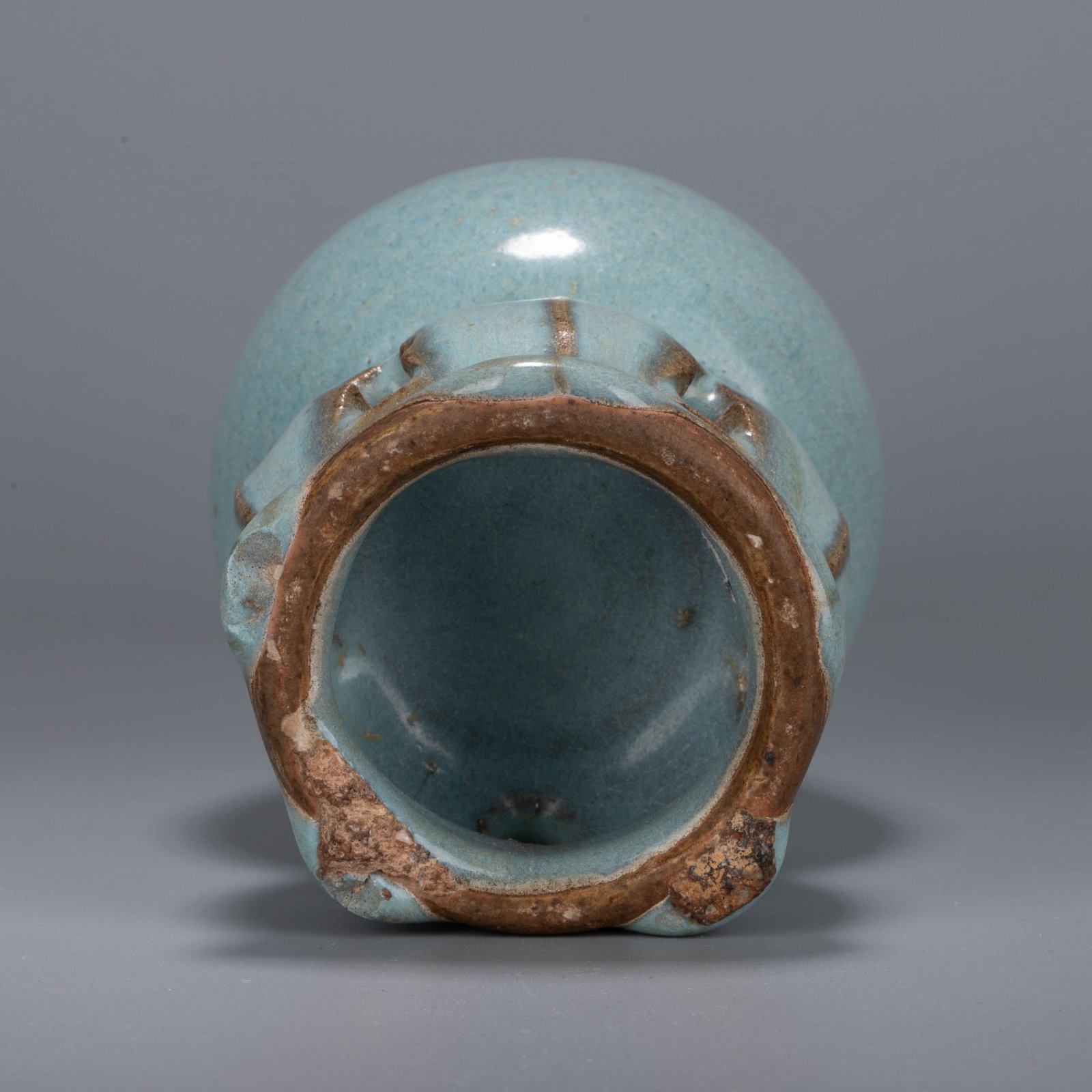 Jun ware bottle with seat - 7