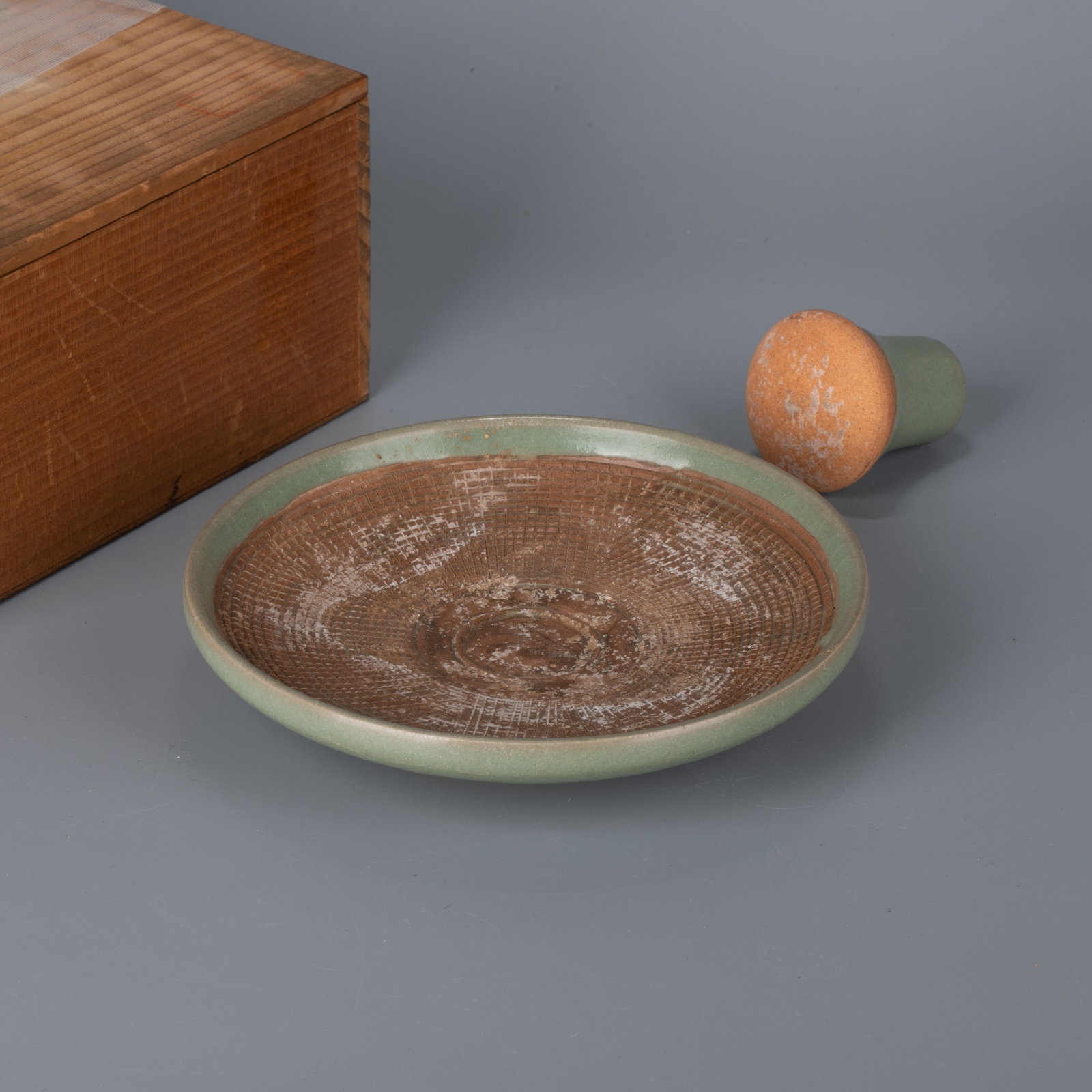 Song Celadon Tea Grinder Set (1 of 7)