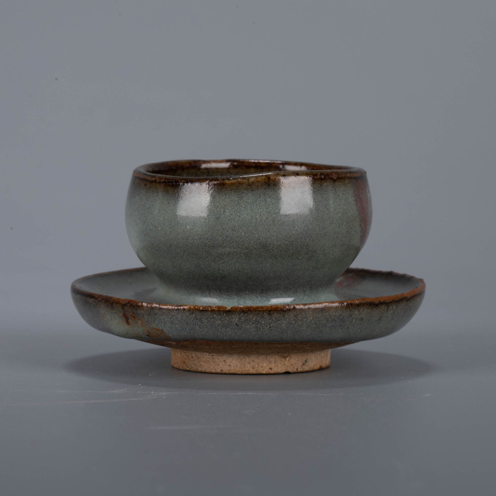 Jin-yuan Jun ware lamp holder: Jin-yuan Jun ware lamp holder