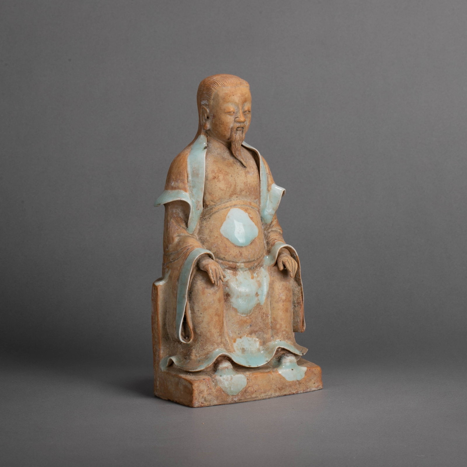 Song Dynasty Hutian Kiln Statue of Emperor Zhenwu: Song Dynasty Hutian Kiln Statue of Emperor Zhenwu