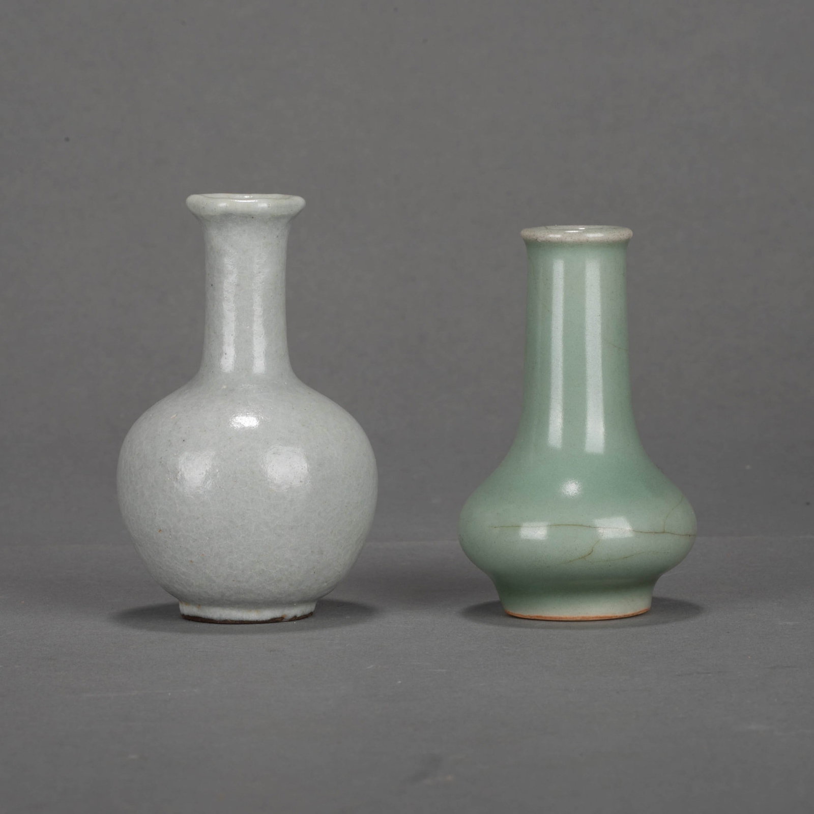 Ming Celadon vase two points - 4