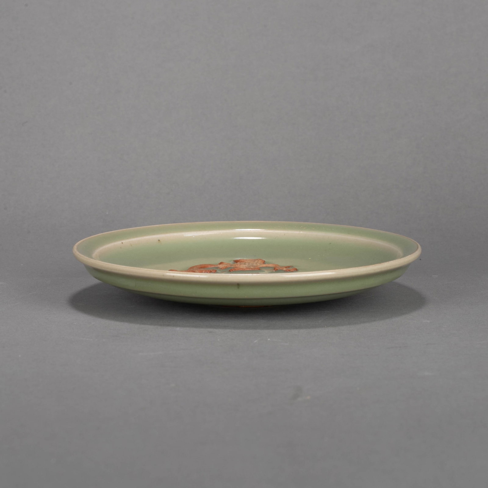 Yuan Longquan ware phoenix pattern dish - 2