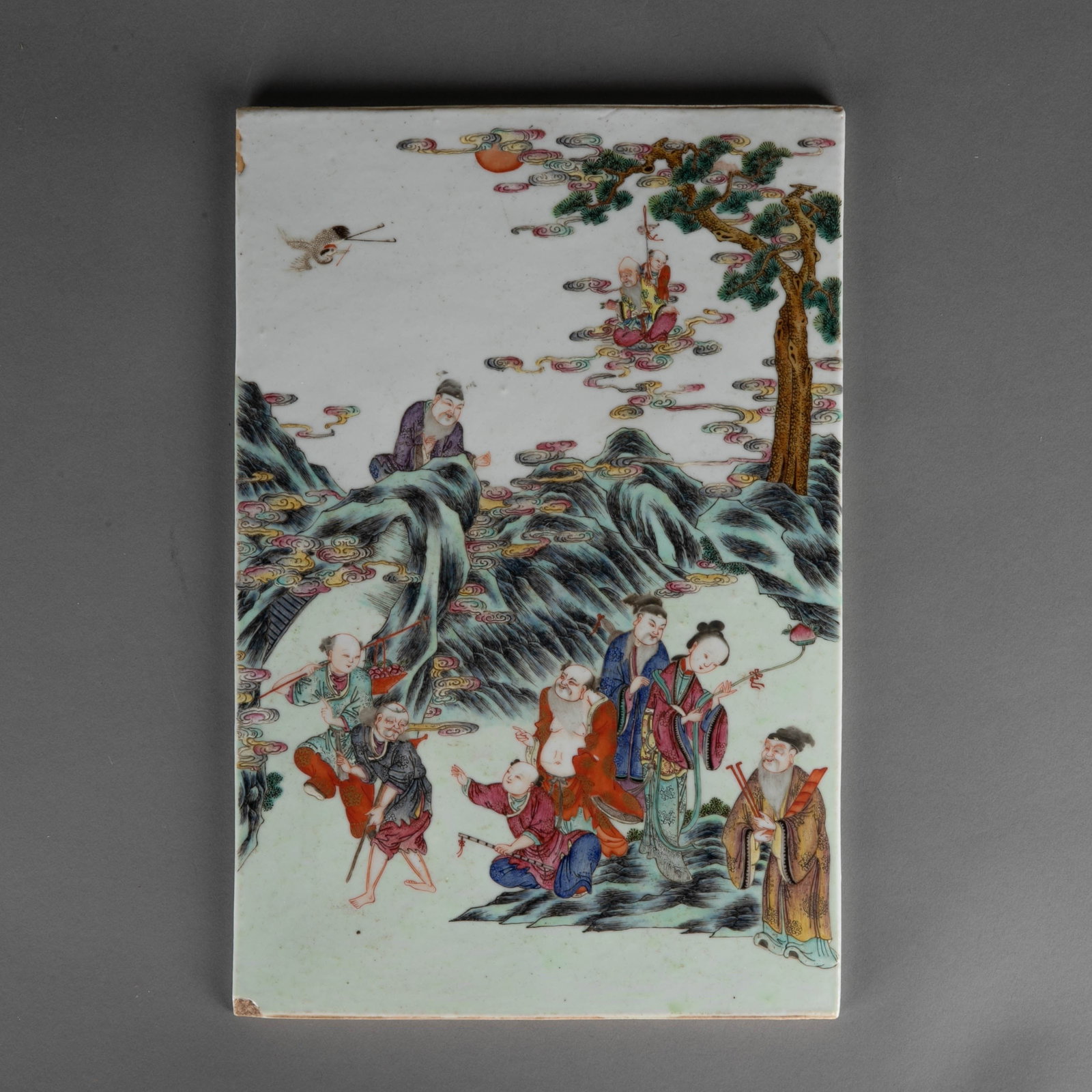 Republic of China pastel character story wares plate (1 of 3)
