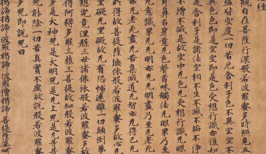 Anonymous Ancient Heart Sutra (1 of 6)