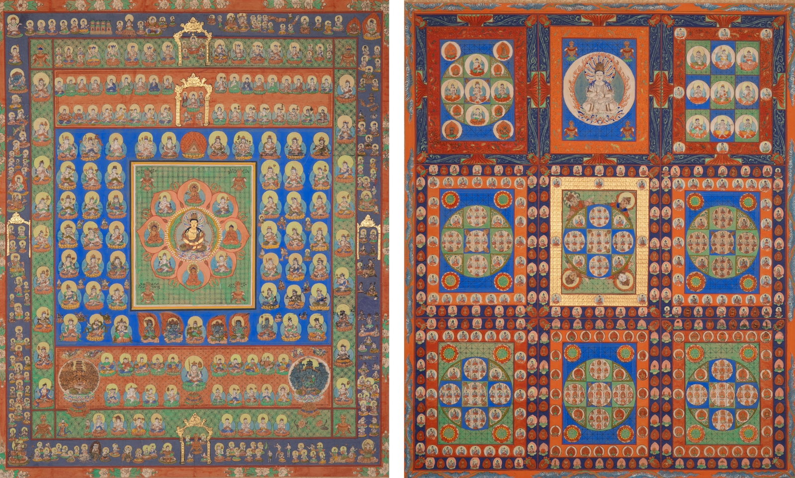 Buddhist painting 2 points (1 of 16)
