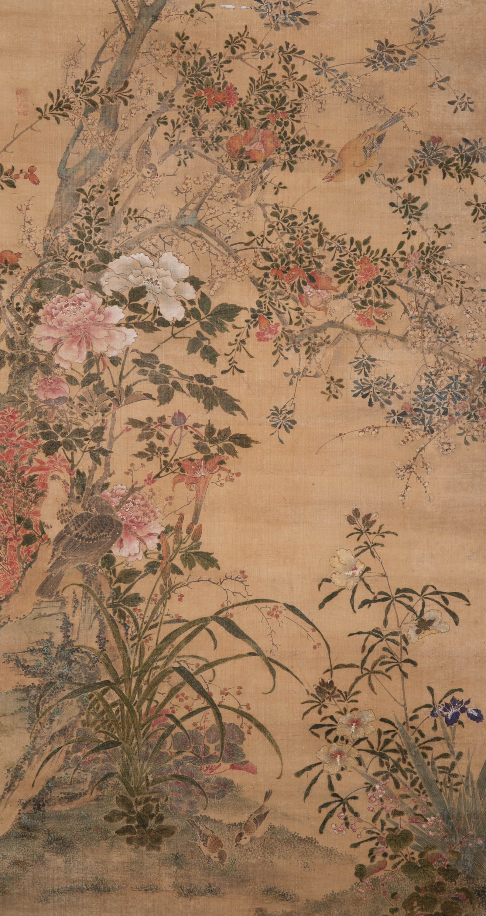Qing Dynasty Anonymous Blooming Flowers (1 of 11)