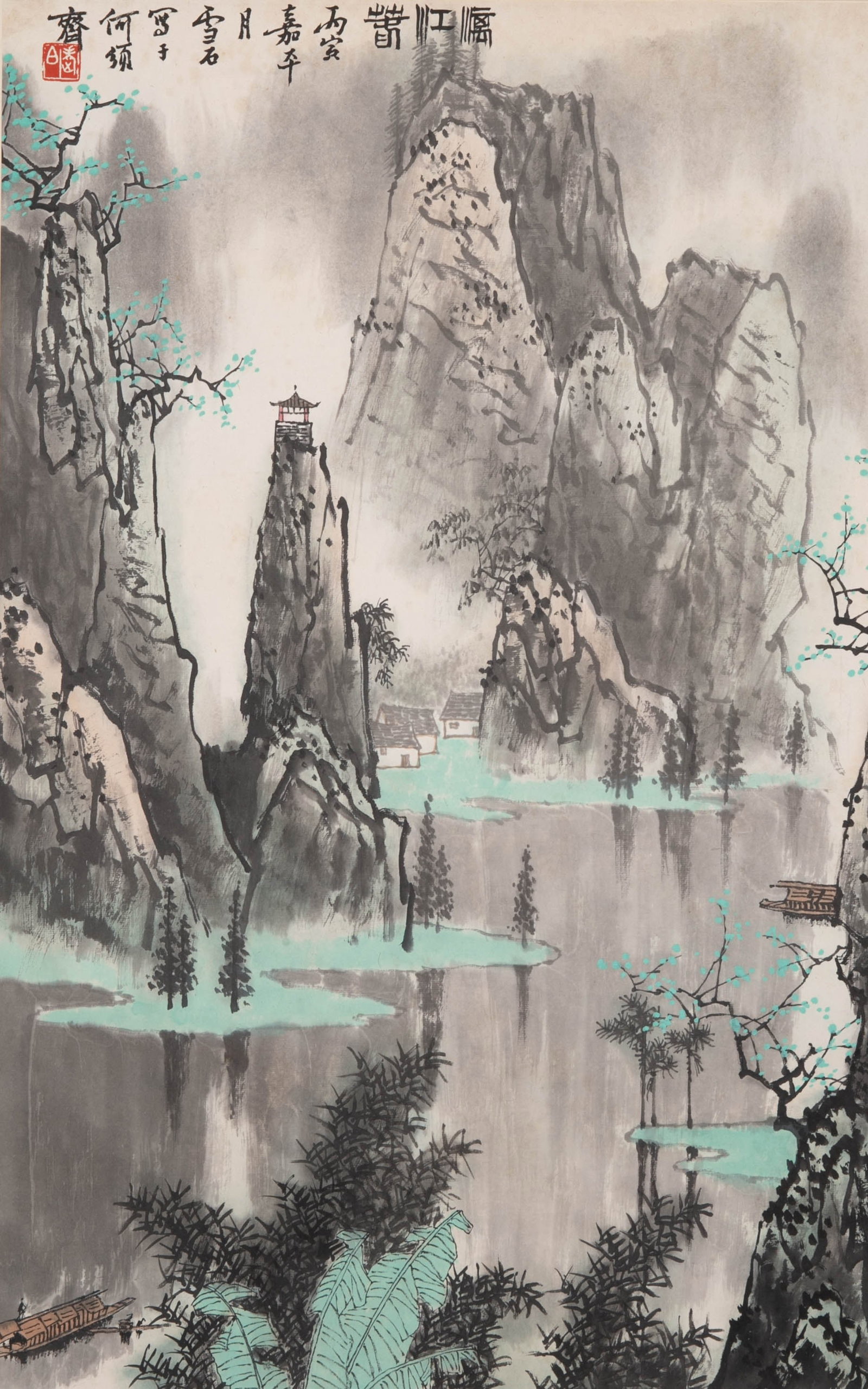 White snow stone landscape (1 of 8)
