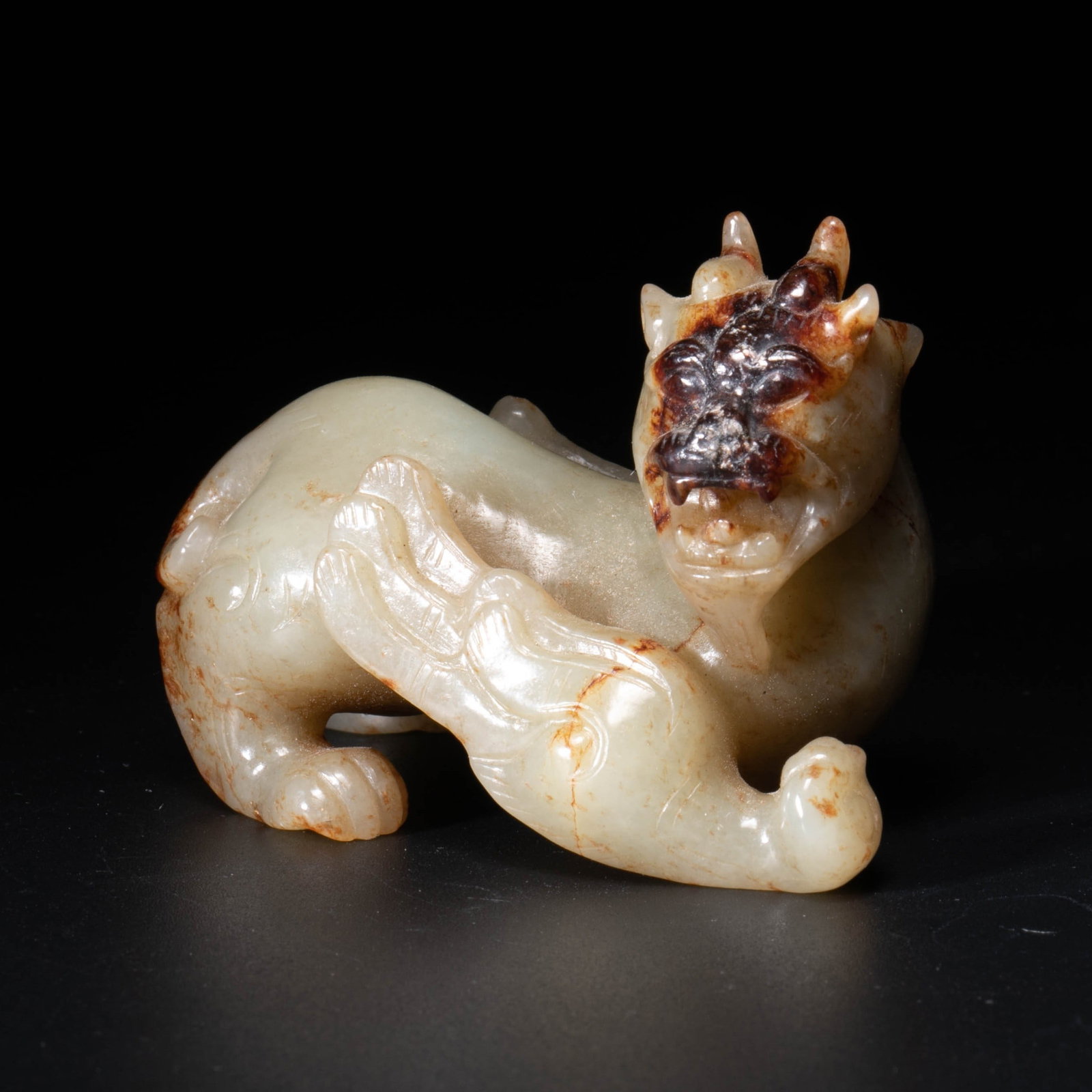 Warring States Period Jade to ward off evil spirits (1 of 7)