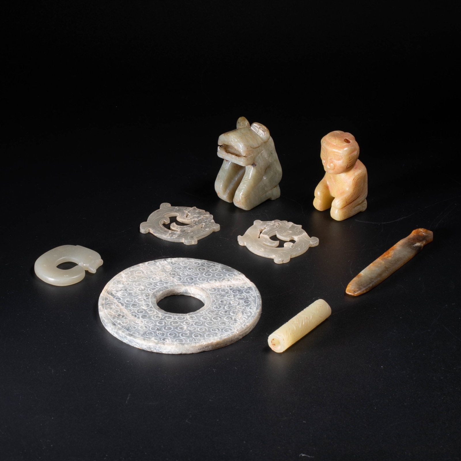 Shang and Warring States Period Jade Box: Shang and Warring States Period Jade Box