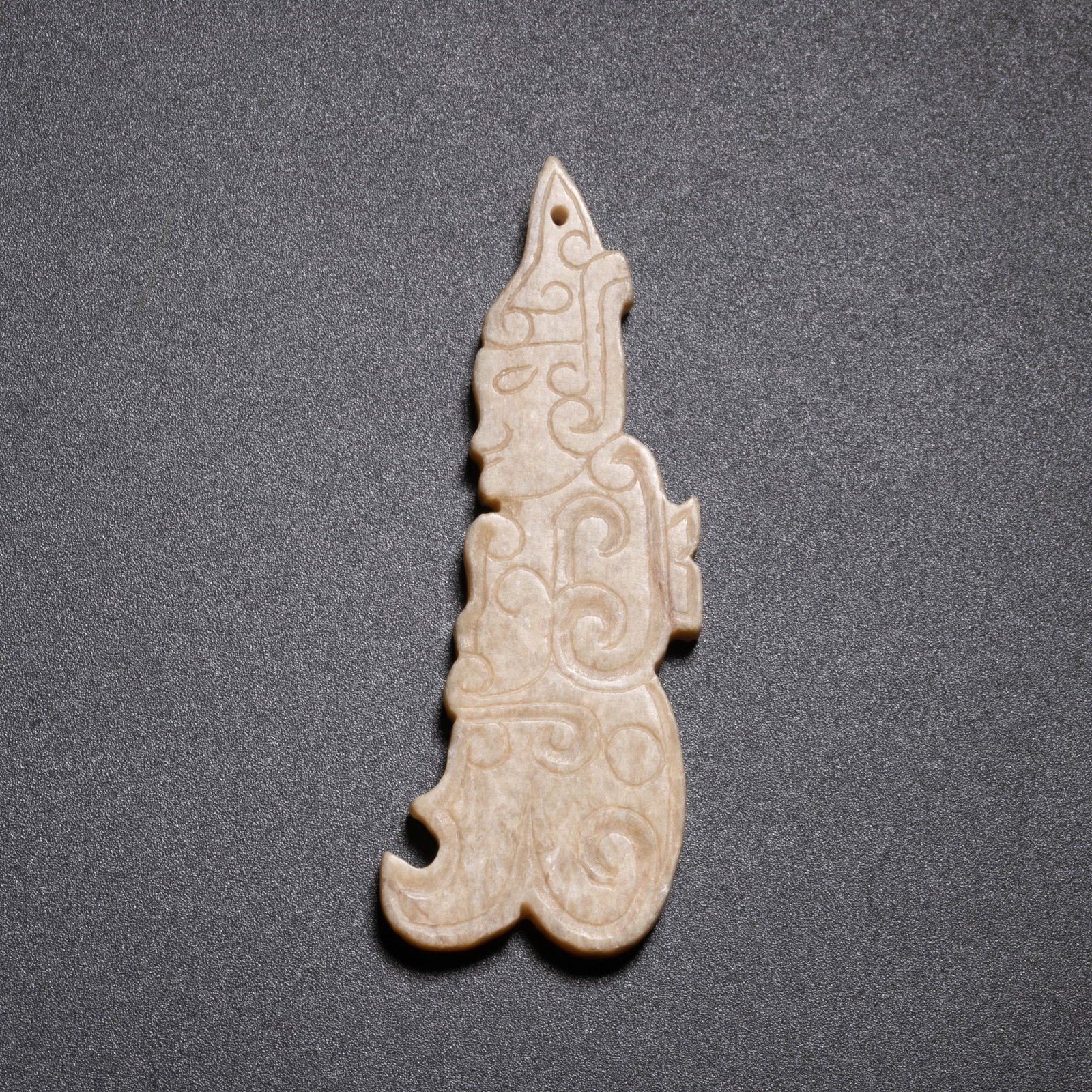 Han white jade man: Han white jade man