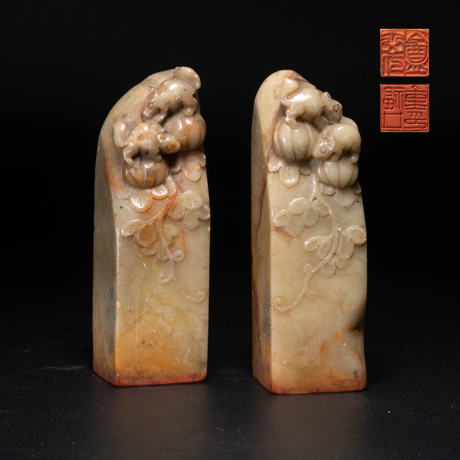 Ancient Shoushan Lotus Seal: Ancient Shoushan Lotus Seal