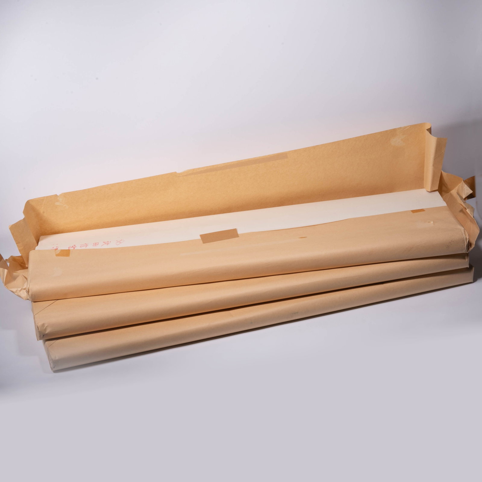 1980s Golden Lion six-foot two-layer sandwich with three knives: 1980s Golden Lion six-foot two-layer sandwich with three knives