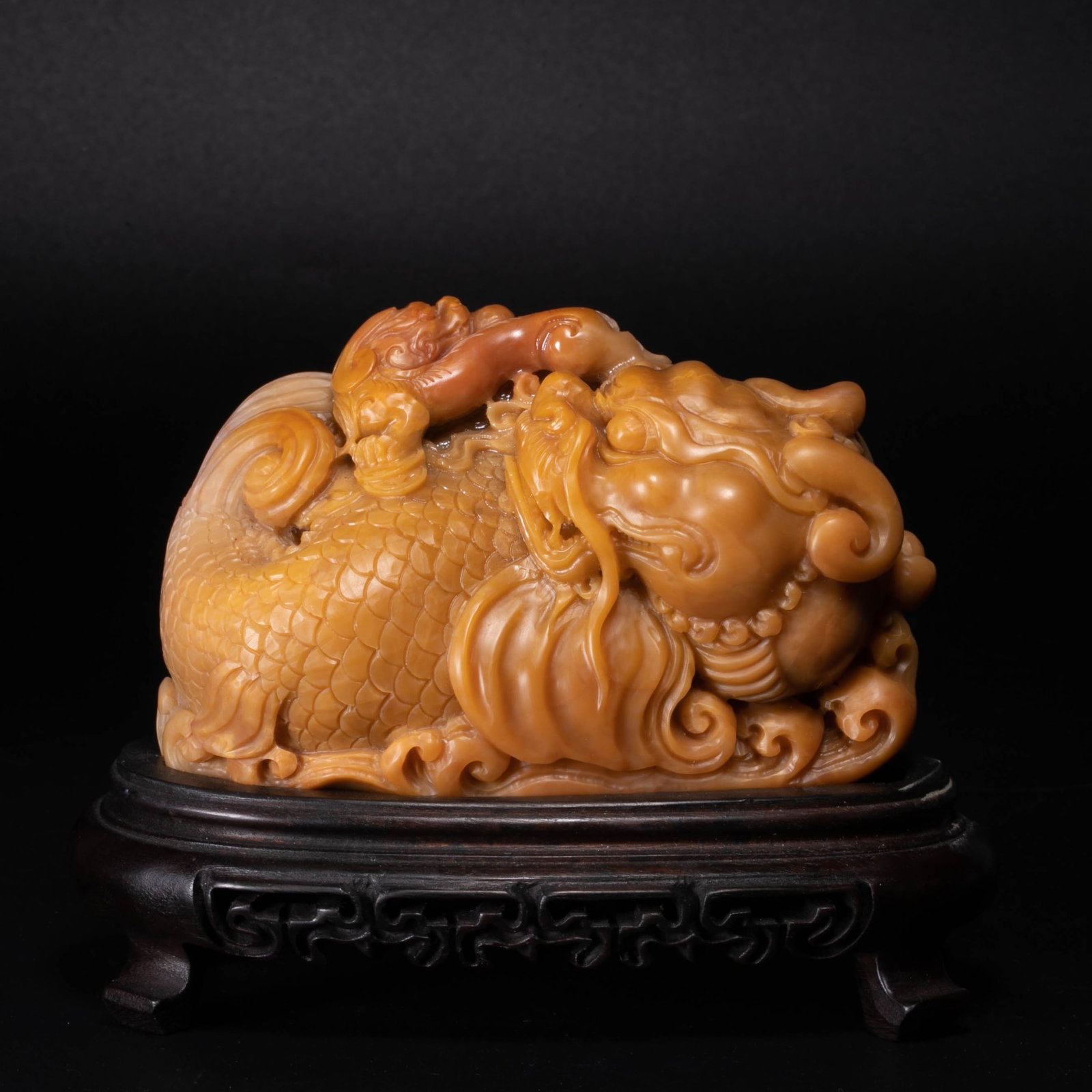 Shoushan stone carving Taishi and Shaoshi (1 of 6)