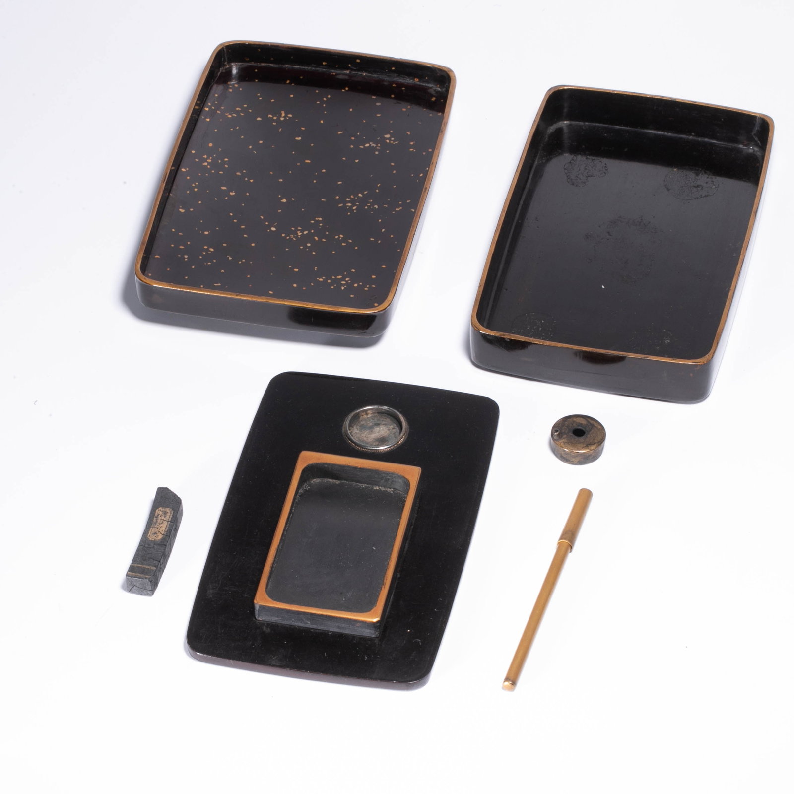 Maki-e inkstone box - 3