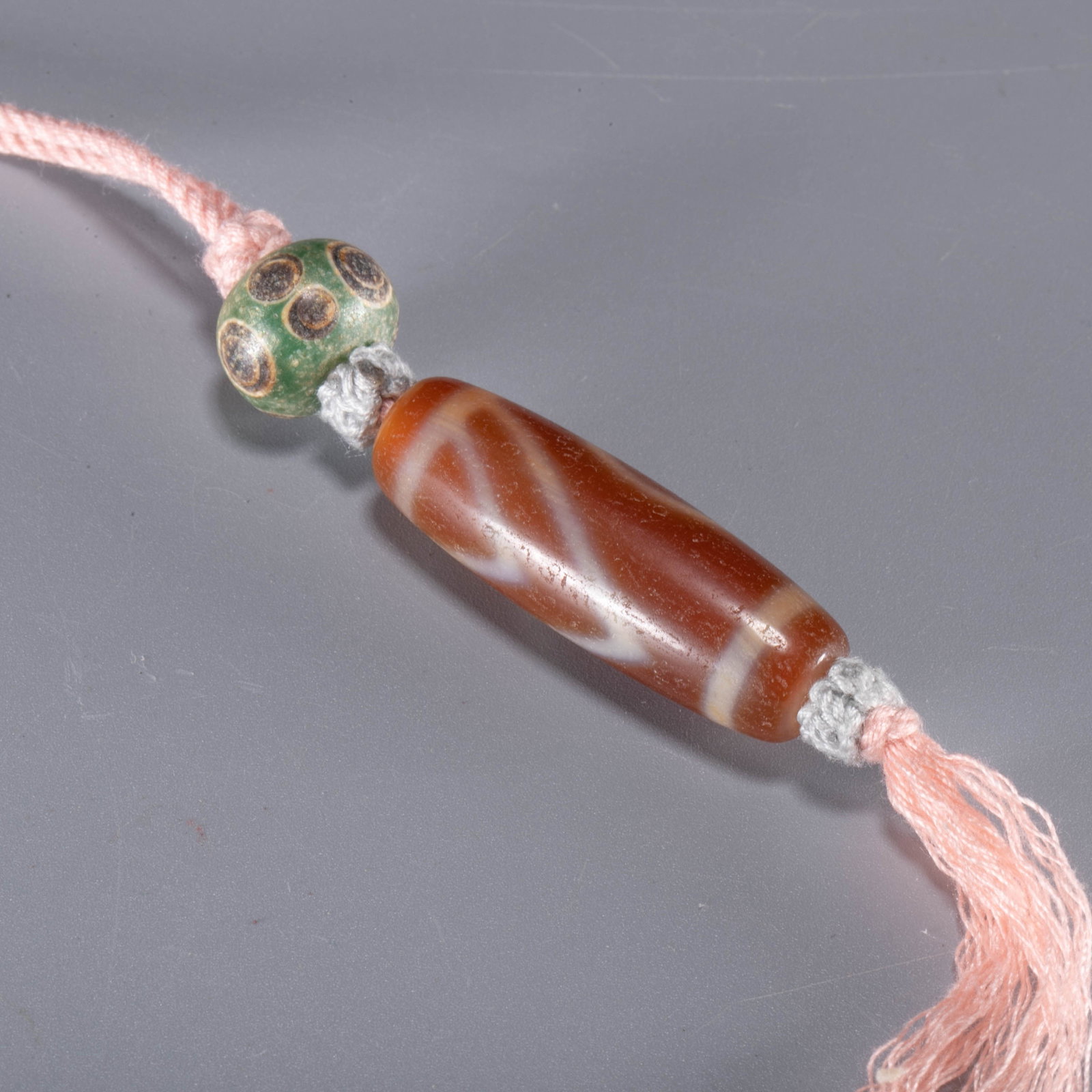 Glaze beads dzi beads multi-treasure string: Glaze beads dzi beads multi-treasure string