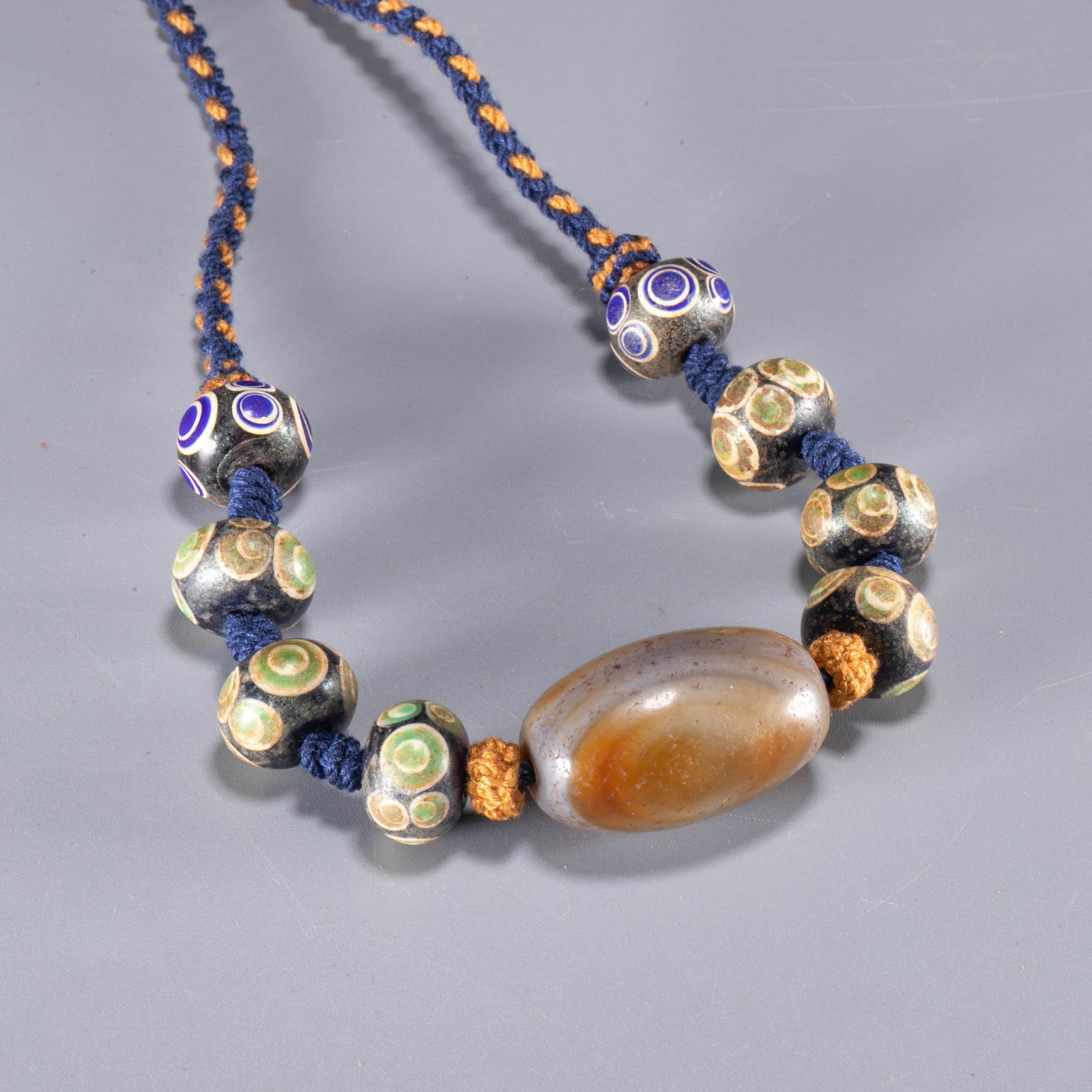 Glass bead agate multi-treasure string: Glass bead agate multi-treasure string