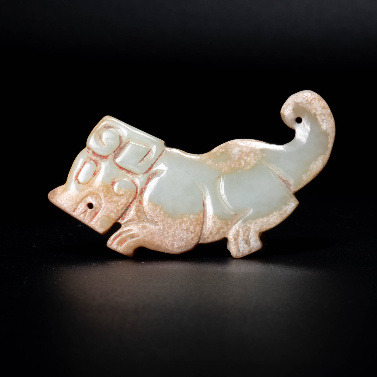 Western Zhou Dynasty Jade Tiger Pei: Western Zhou Dynasty Jade Tiger Pei